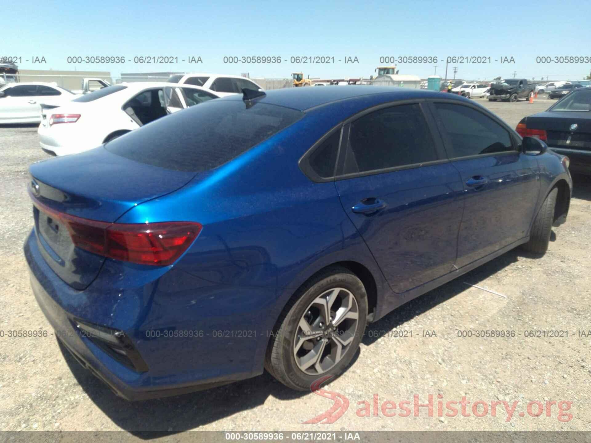 3KPF24AD9LE182936 2020 KIA FORTE