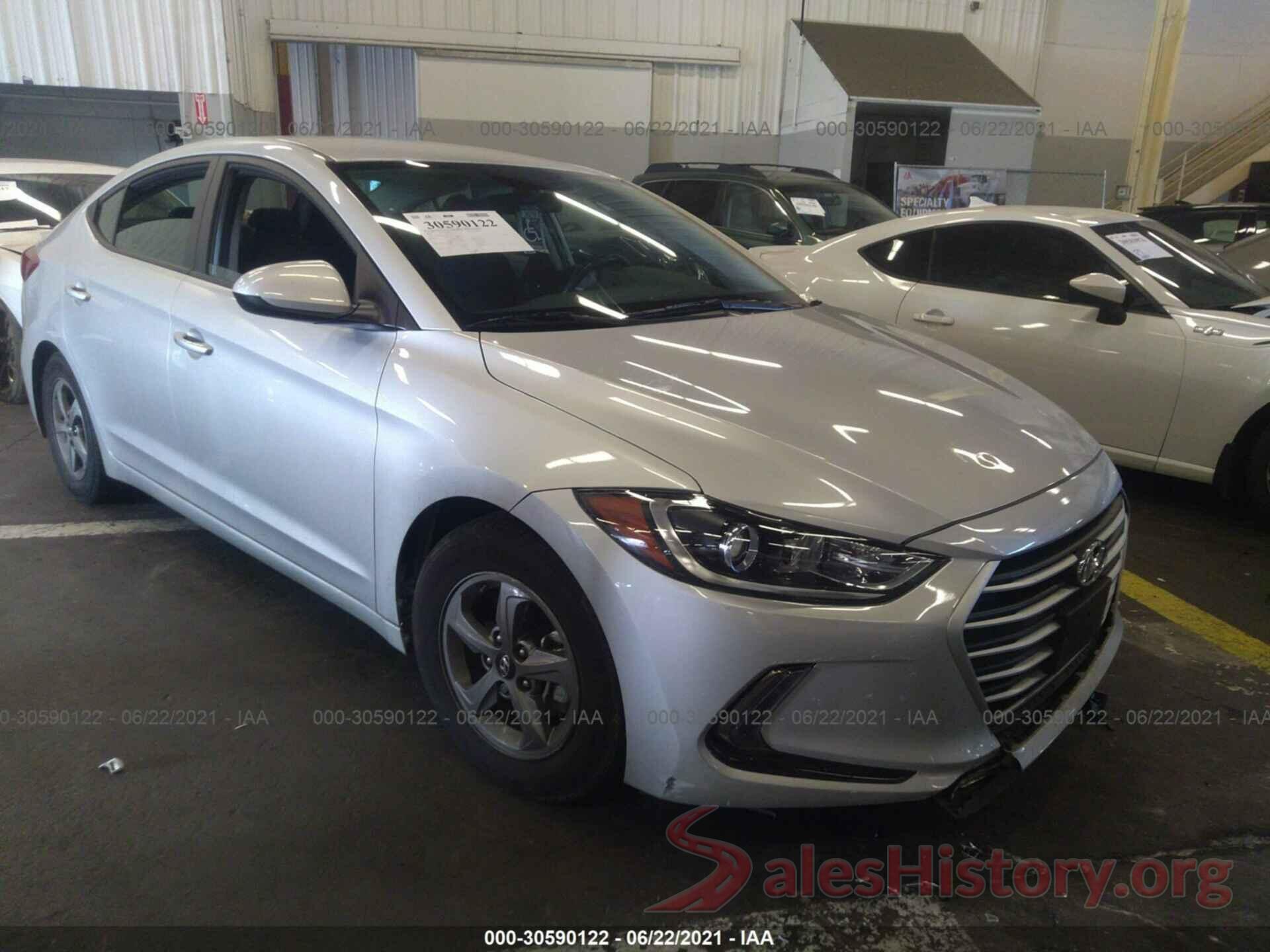 5NPD94LA2JH274193 2018 HYUNDAI ELANTRA