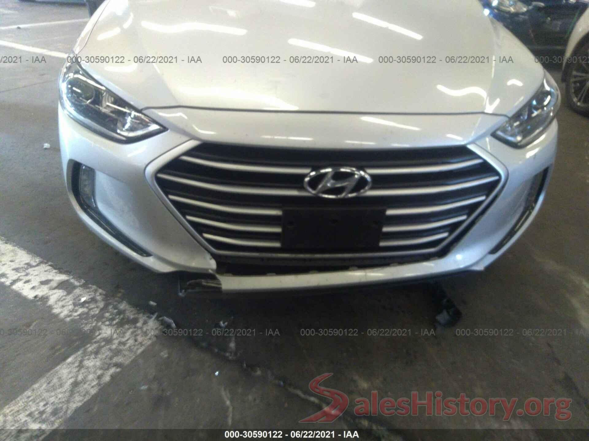 5NPD94LA2JH274193 2018 HYUNDAI ELANTRA