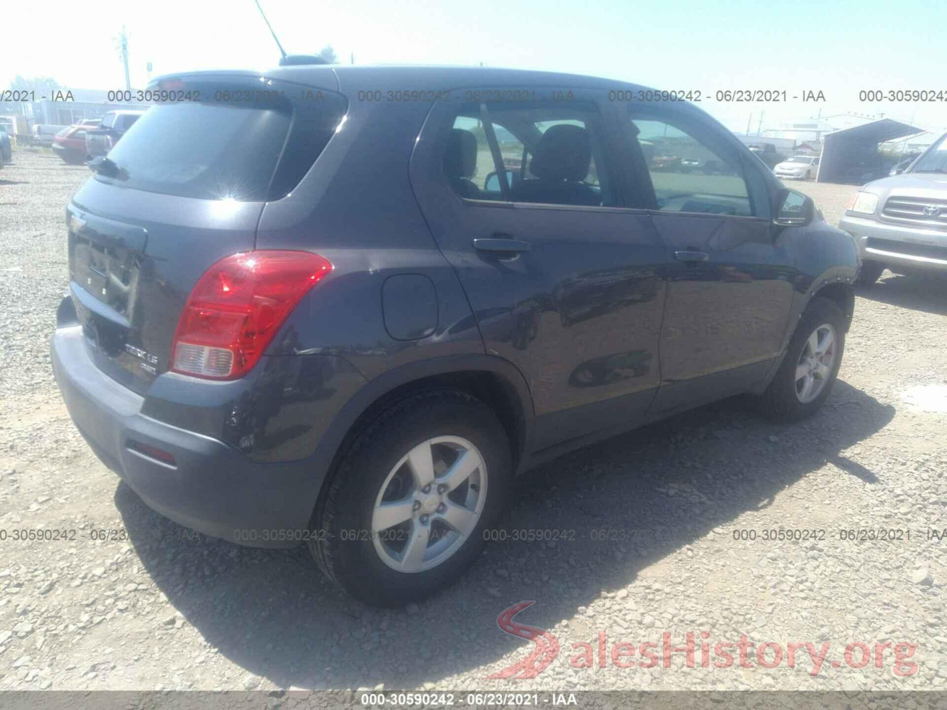 3GNCJNSB7GL232024 2016 CHEVROLET TRAX