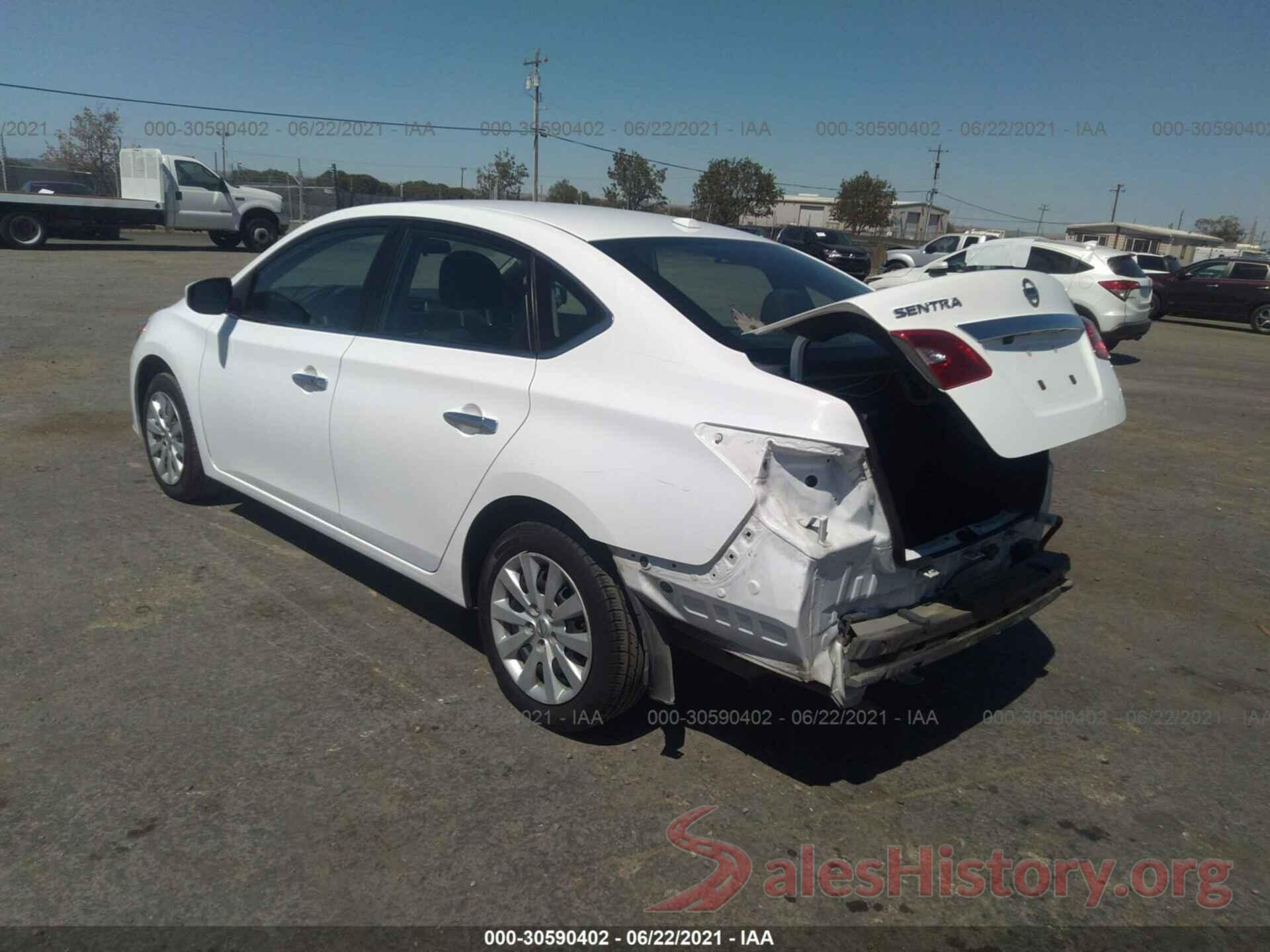 3N1AB7AP7HY316034 2017 NISSAN SENTRA