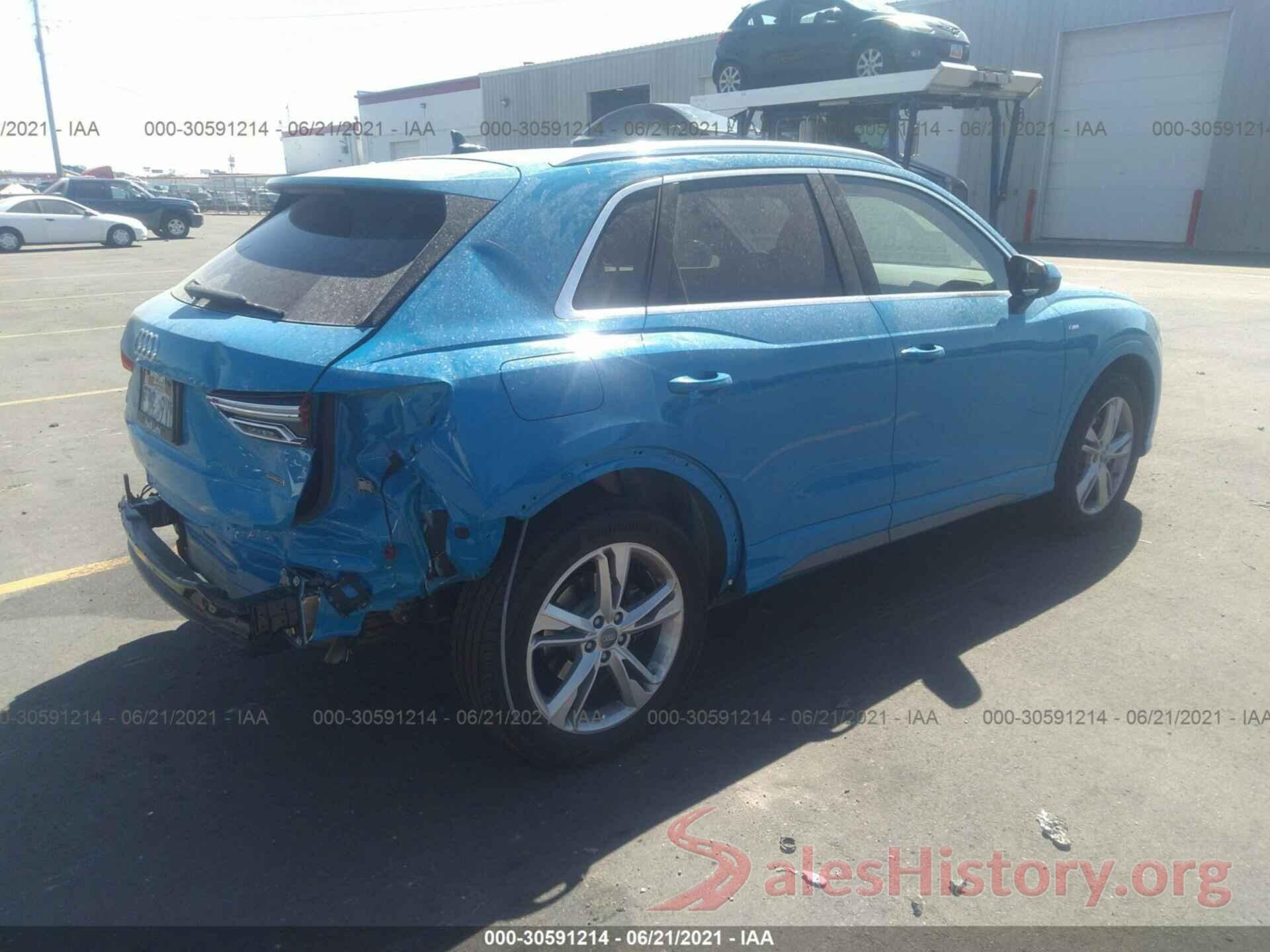 WA1EECF33L1004532 2020 AUDI Q3