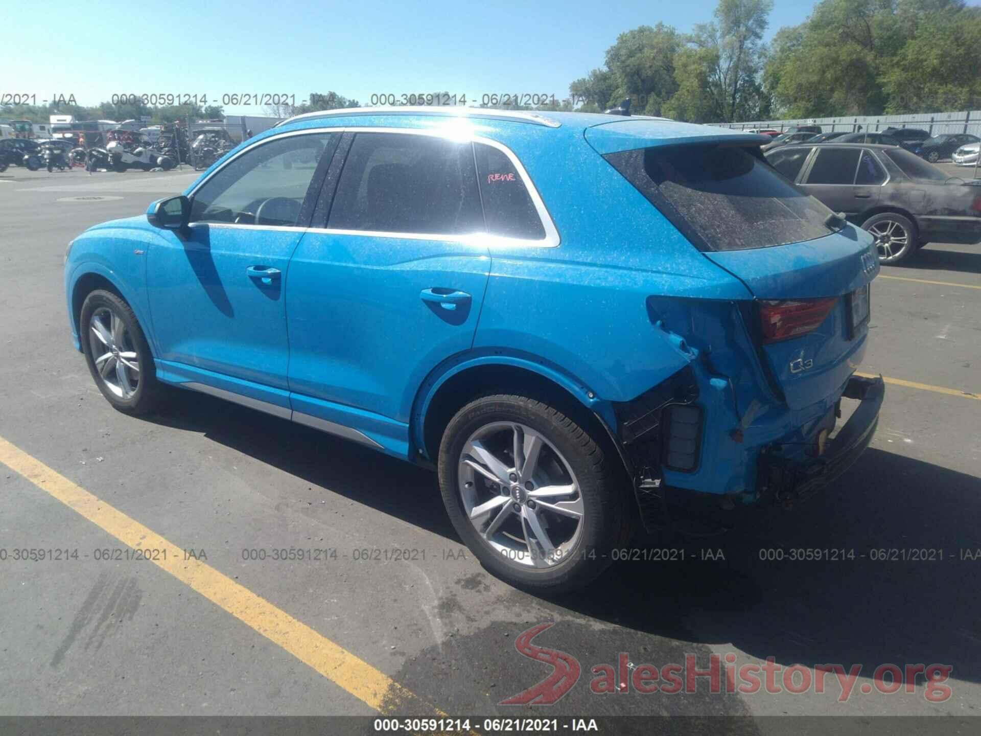 WA1EECF33L1004532 2020 AUDI Q3