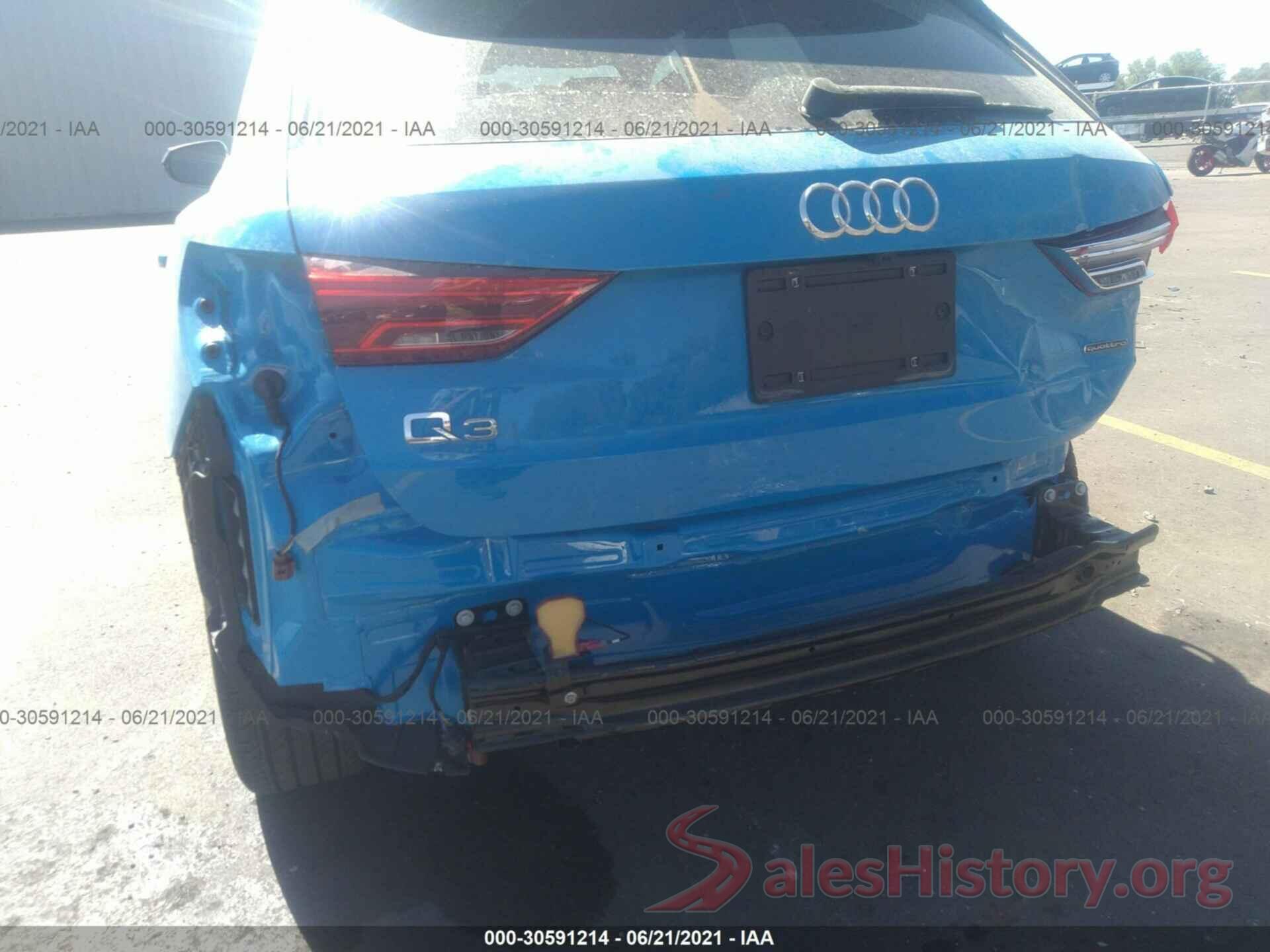 WA1EECF33L1004532 2020 AUDI Q3