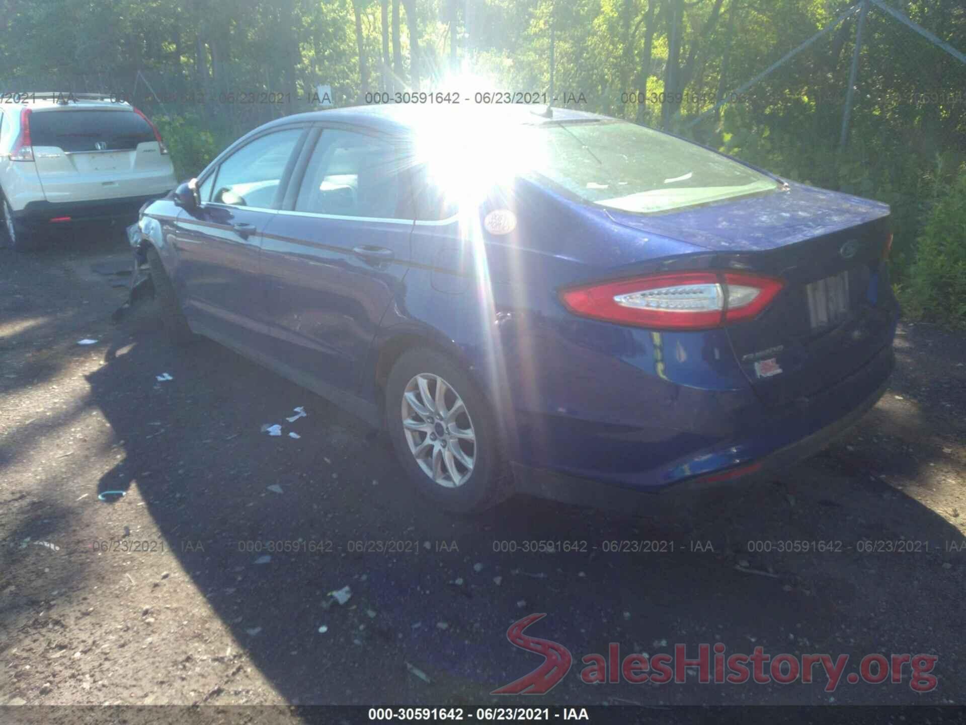 3FA6P0G7XGR348395 2016 FORD FUSION