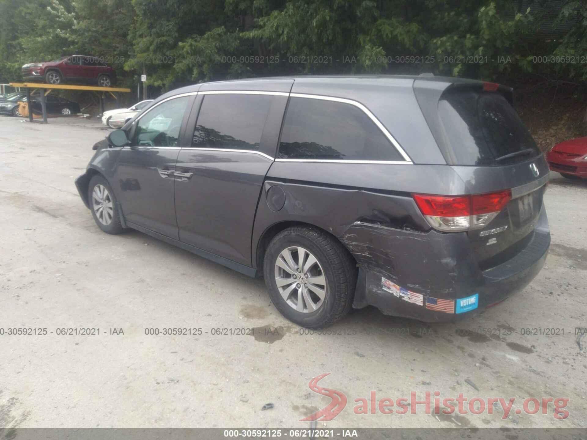 5FNRL5H32GB039680 2016 HONDA ODYSSEY