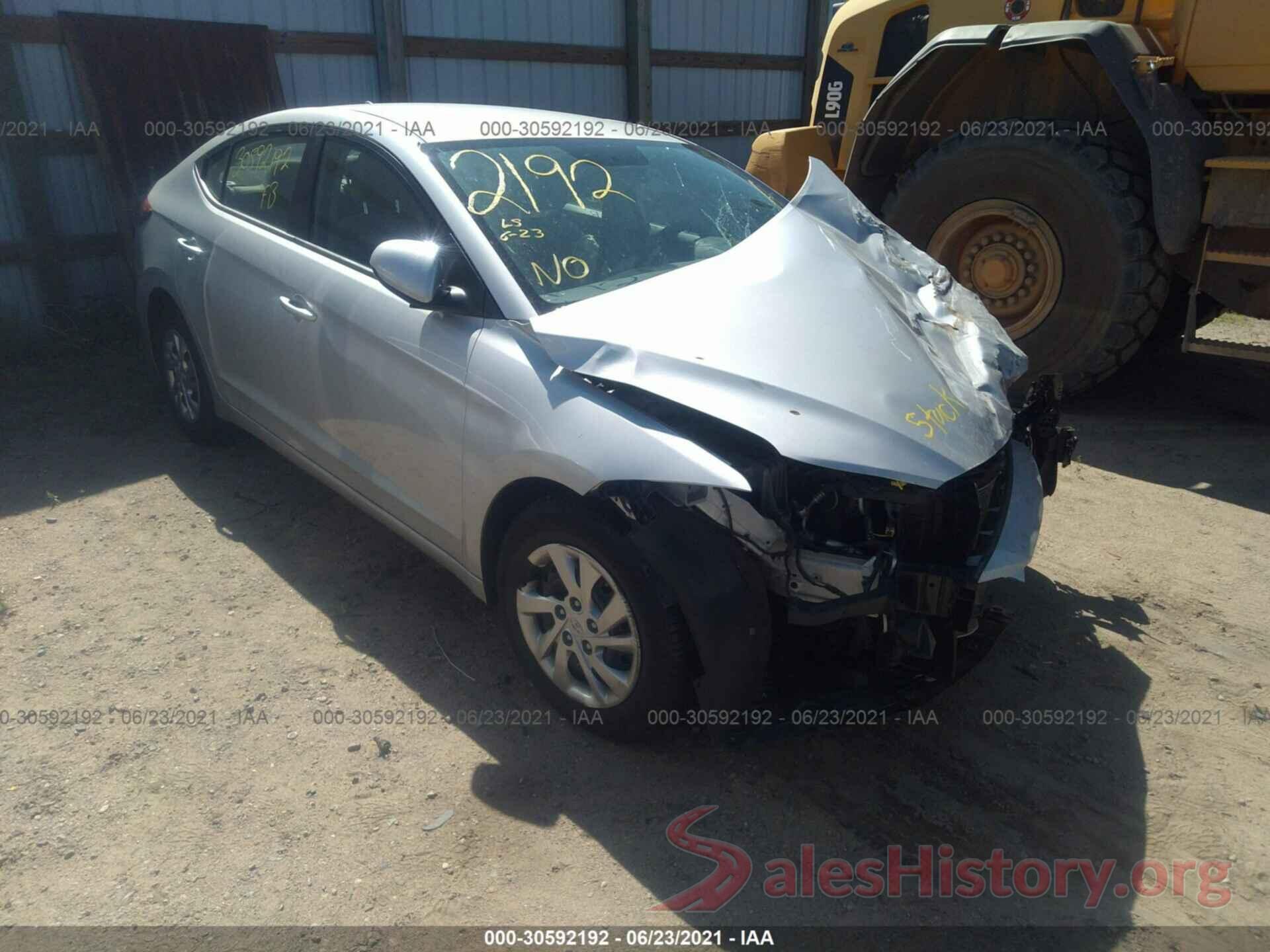 KMHD74LF3HU096307 2017 HYUNDAI ELANTRA