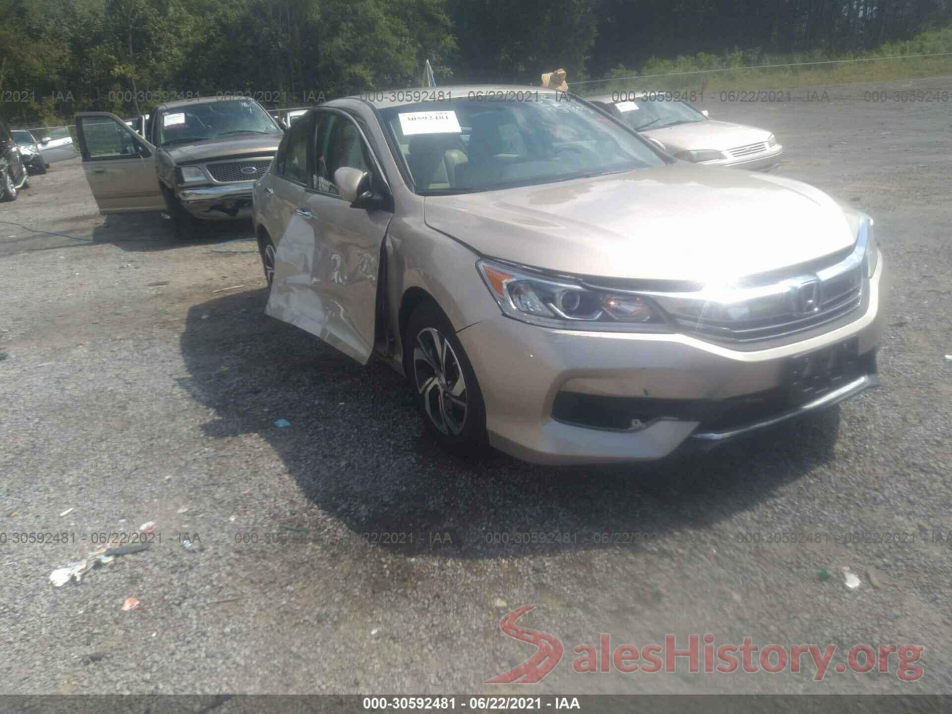 1HGCR2F3XGA067369 2016 HONDA ACCORD SEDAN