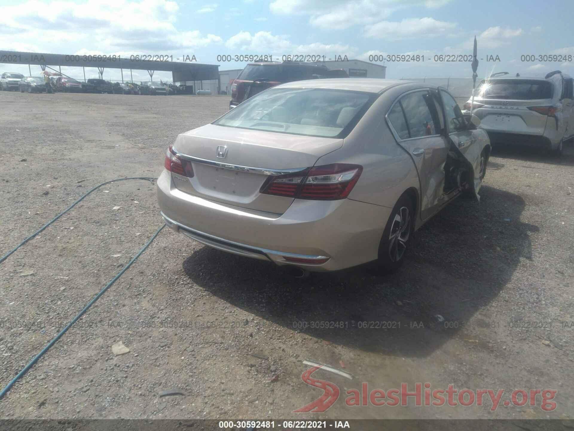 1HGCR2F3XGA067369 2016 HONDA ACCORD SEDAN