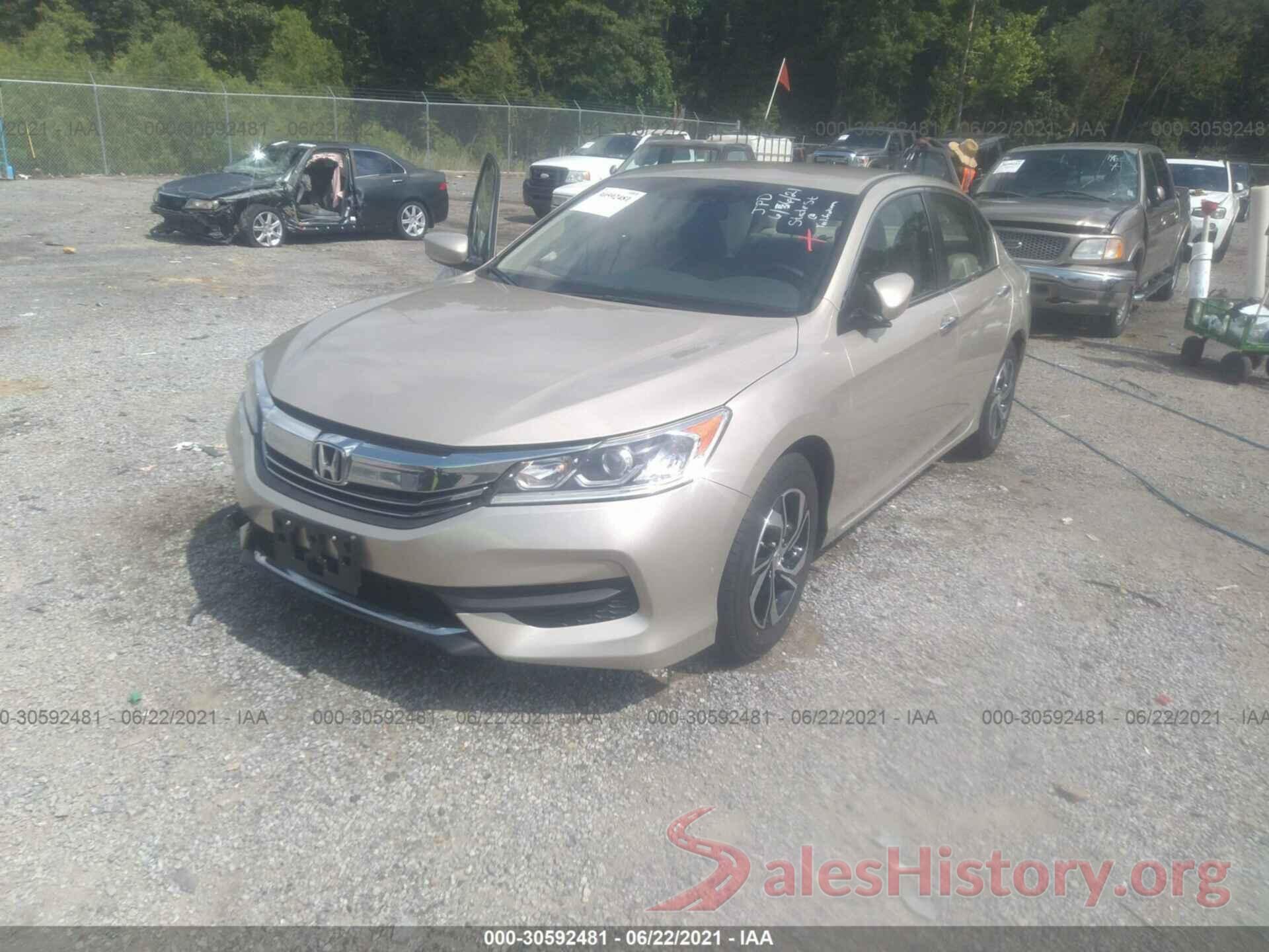 1HGCR2F3XGA067369 2016 HONDA ACCORD SEDAN