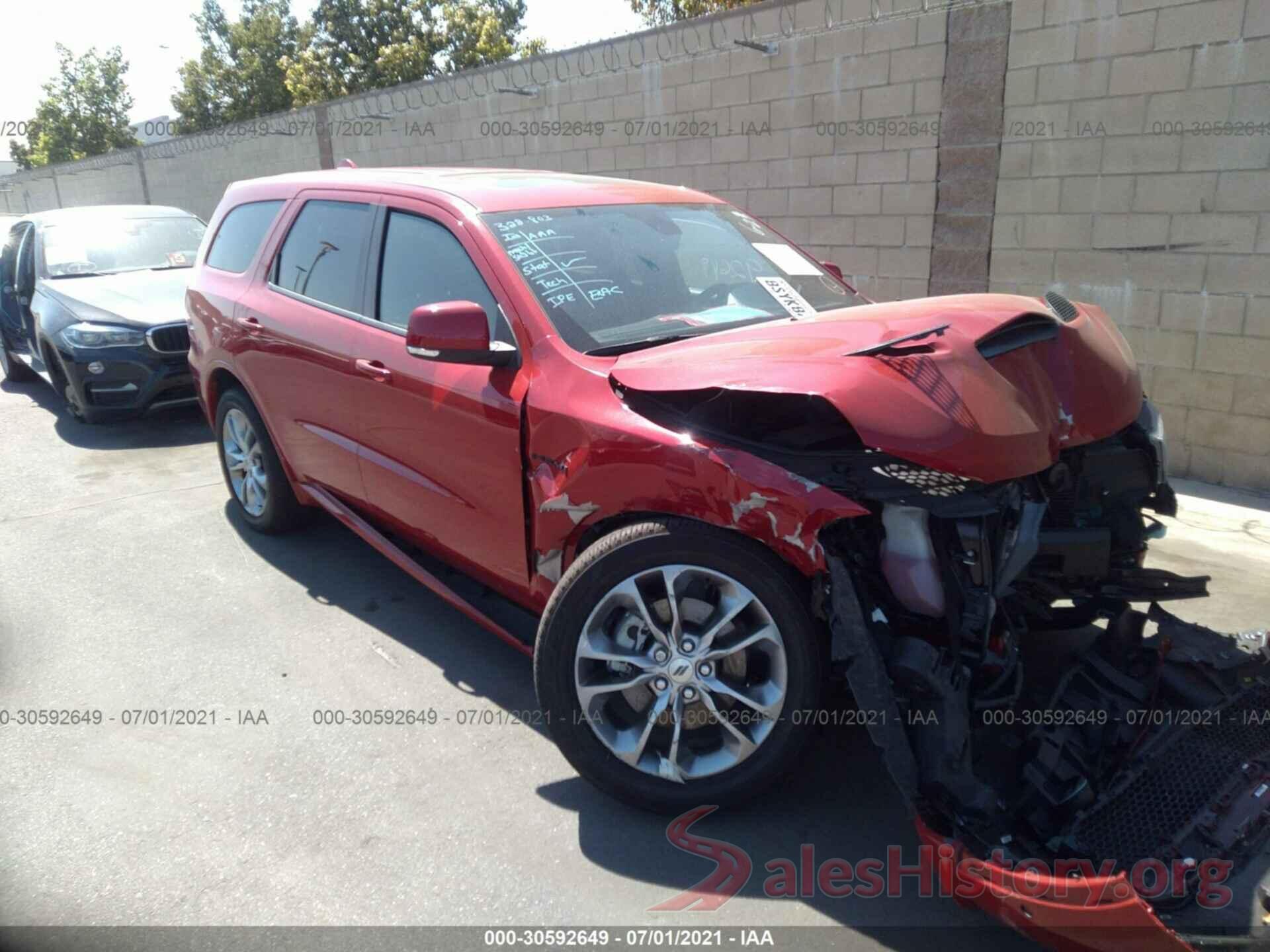 1C4SDJCT0LC411684 2020 DODGE DURANGO