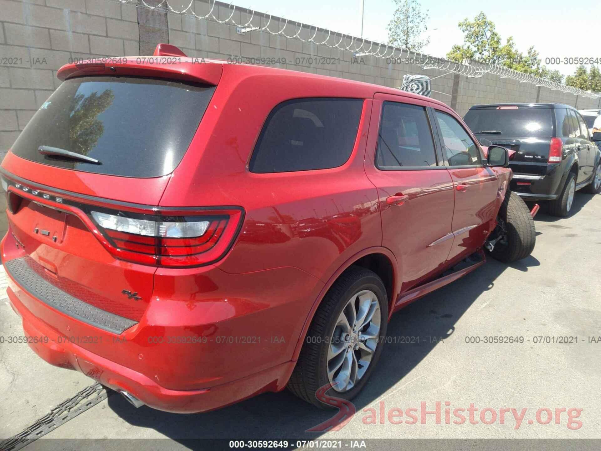 1C4SDJCT0LC411684 2020 DODGE DURANGO