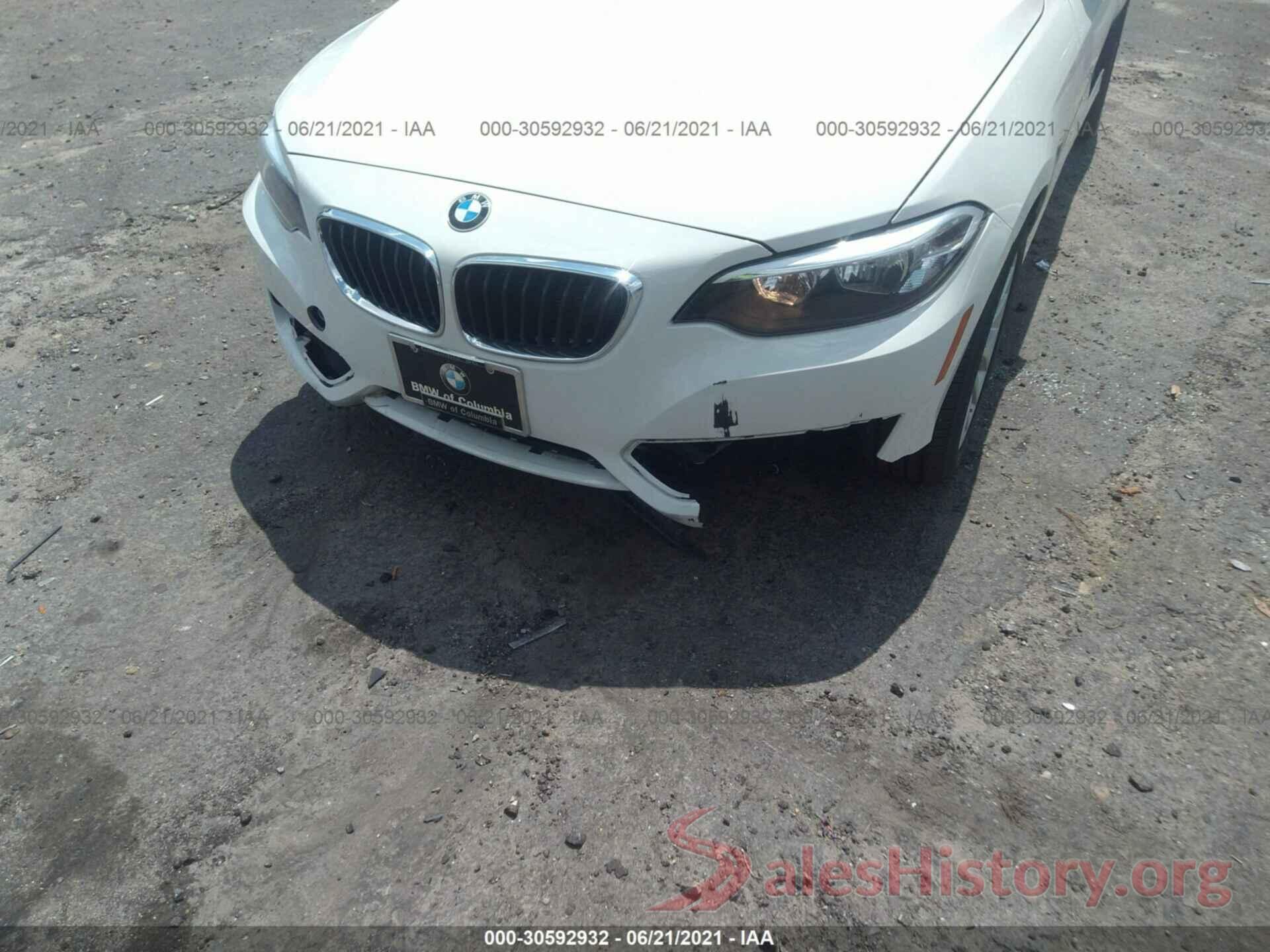 WBA1F9C51GV544757 2016 BMW 2 SERIES