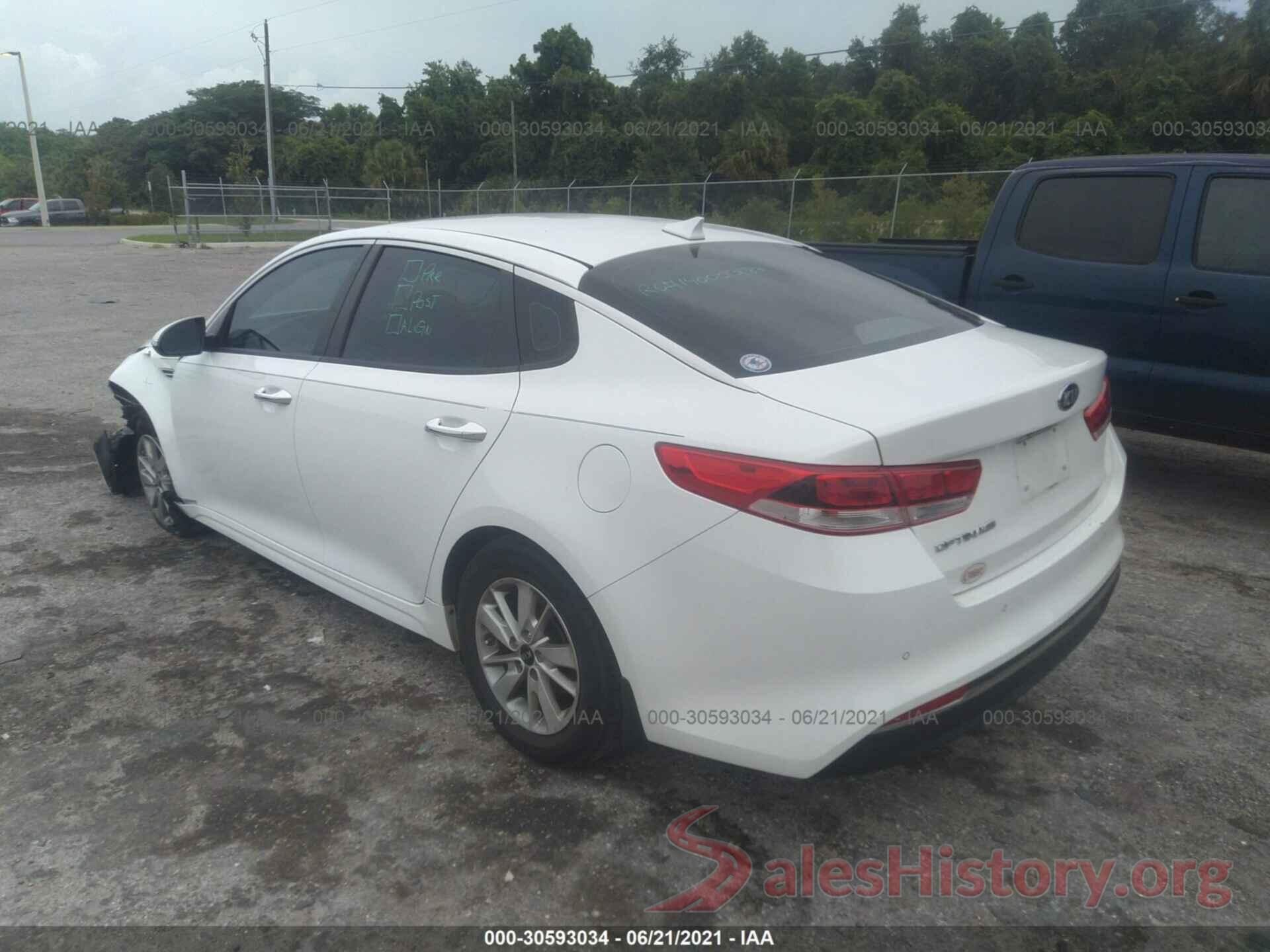 5XXGT4L36GG052518 2016 KIA OPTIMA