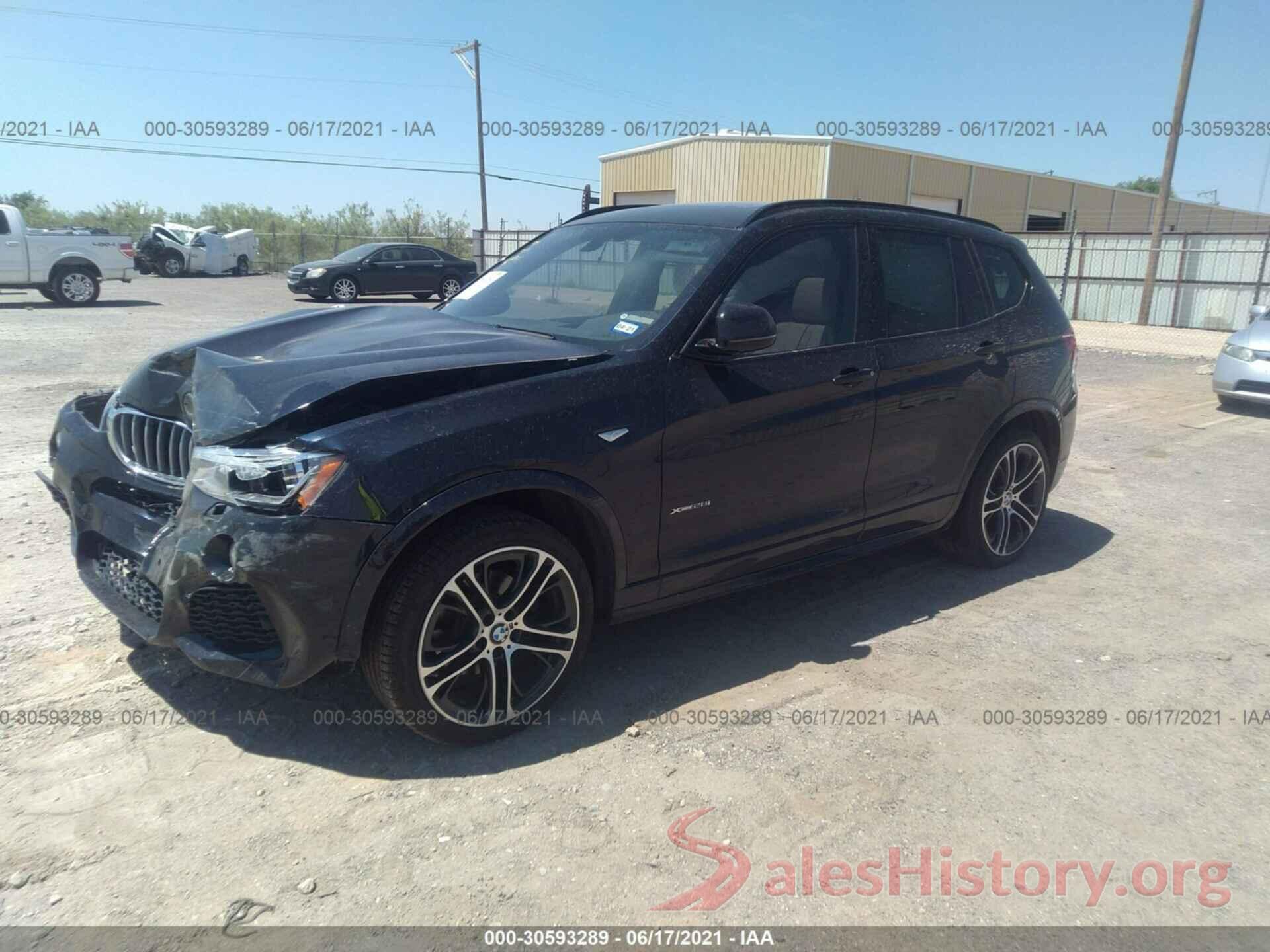 5UXWX9C30H0T18520 2017 BMW X3