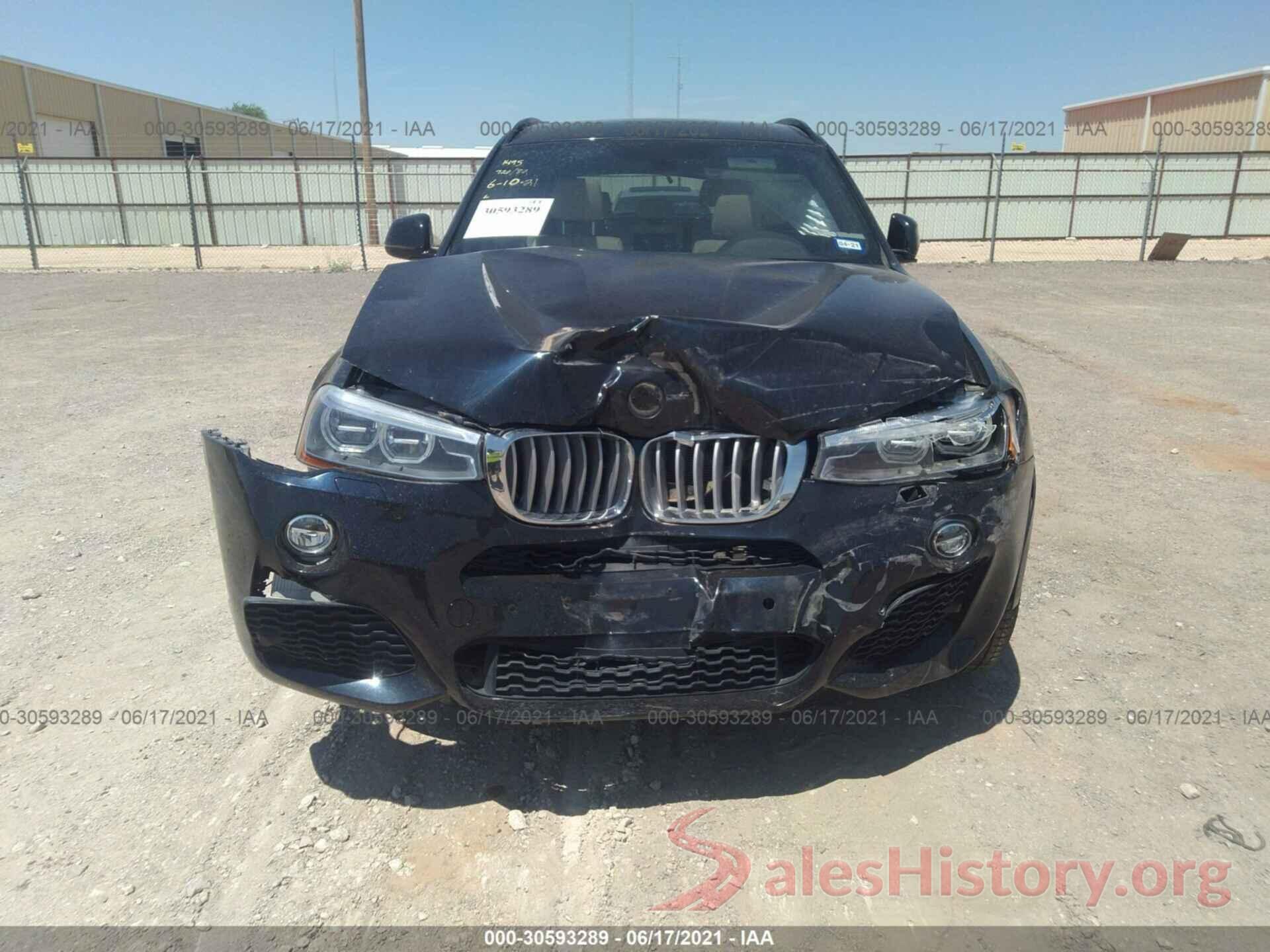 5UXWX9C30H0T18520 2017 BMW X3