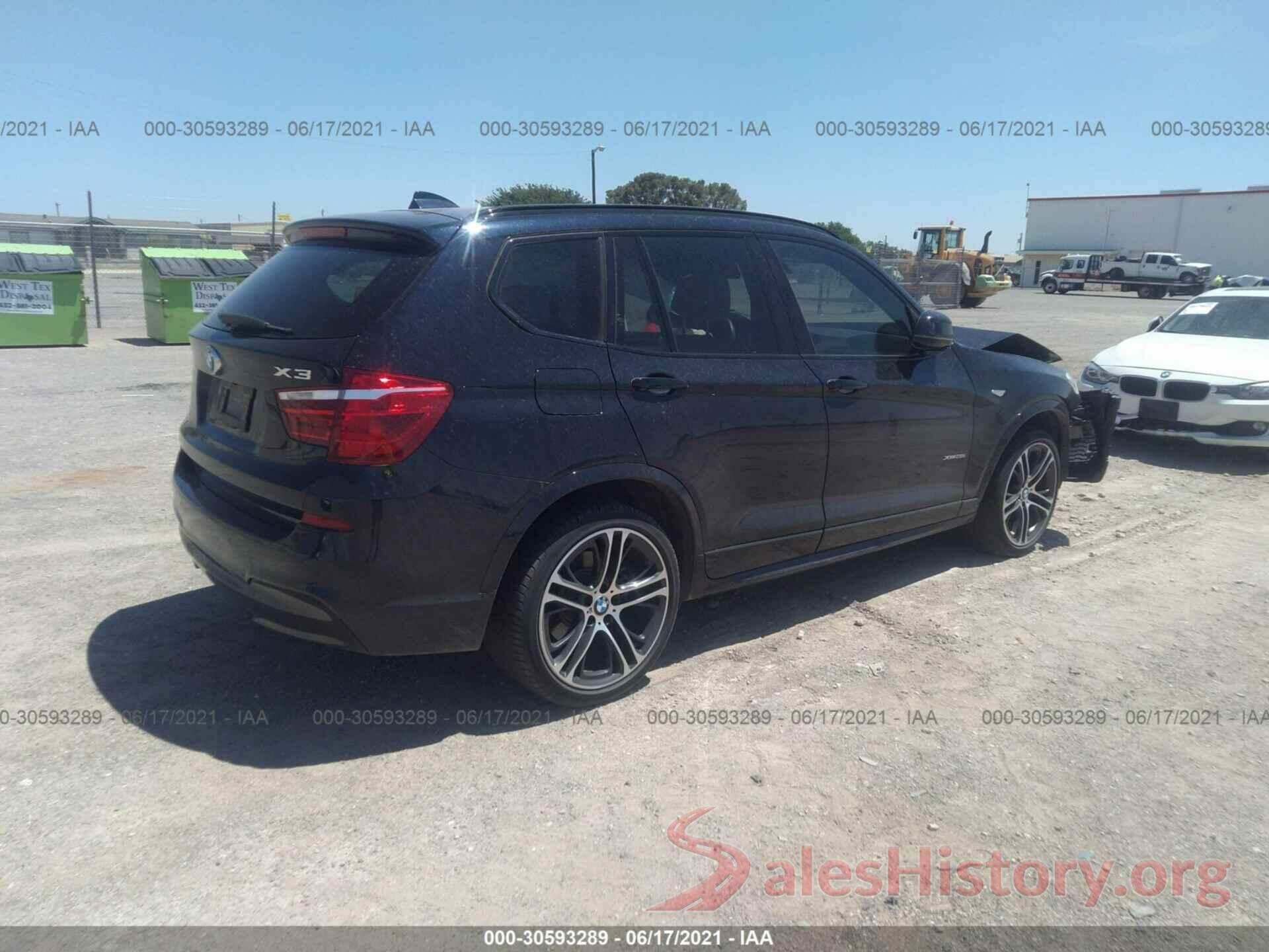 5UXWX9C30H0T18520 2017 BMW X3