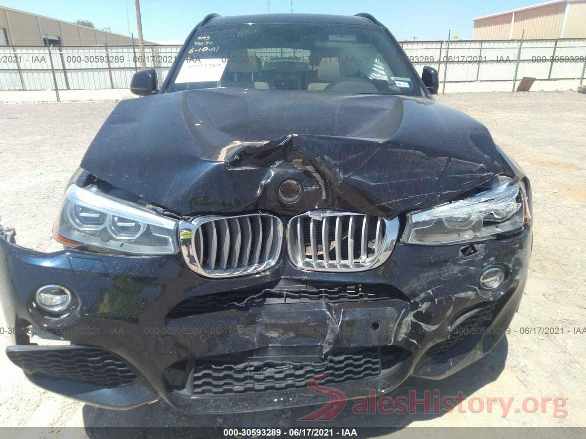 5UXWX9C30H0T18520 2017 BMW X3