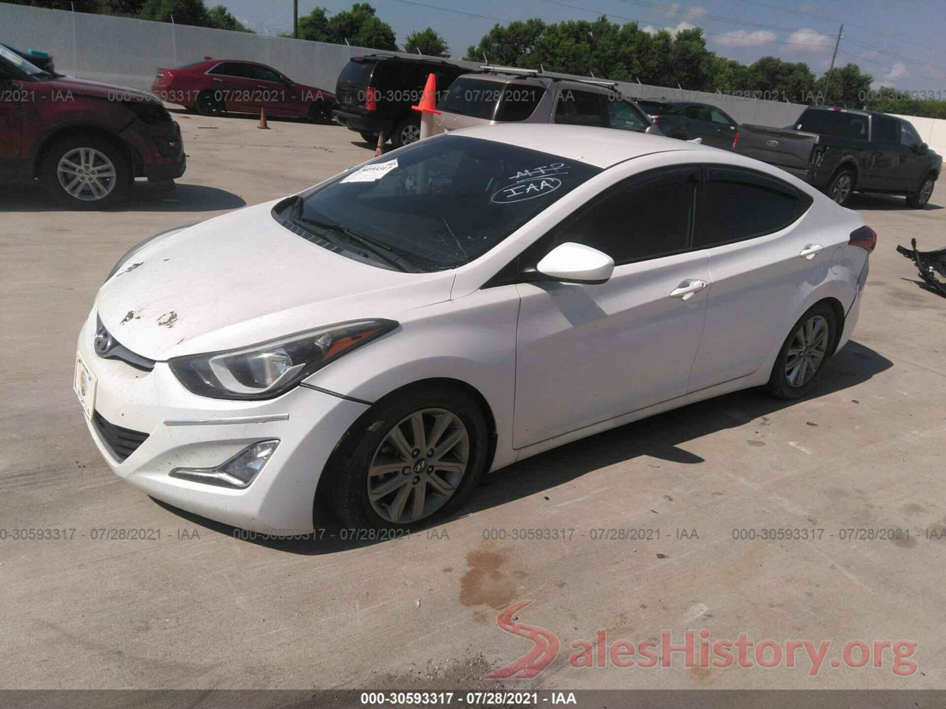 5NPDH4AEXGH730135 2016 HYUNDAI ELANTRA