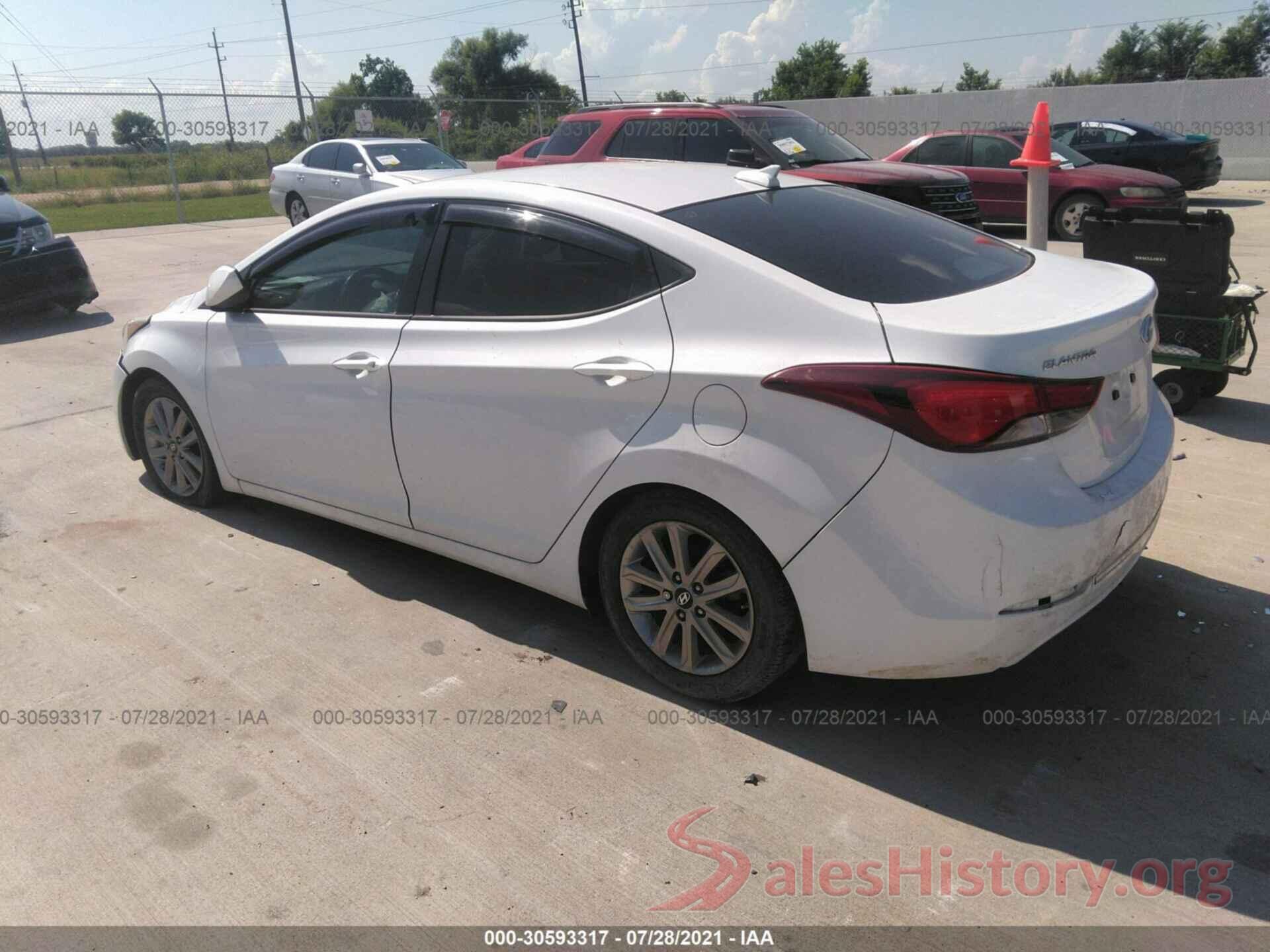 5NPDH4AEXGH730135 2016 HYUNDAI ELANTRA