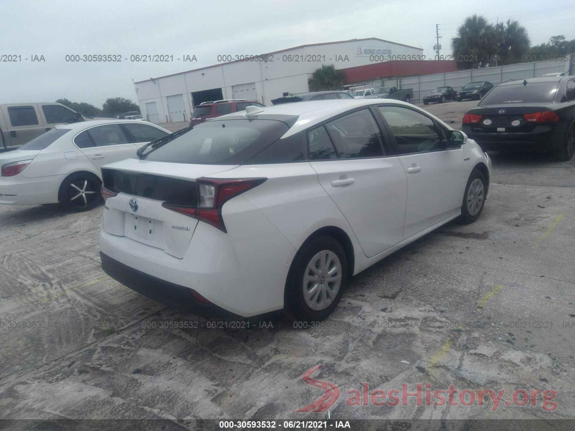 JTDKAMFU7M3140316 2021 TOYOTA PRIUS