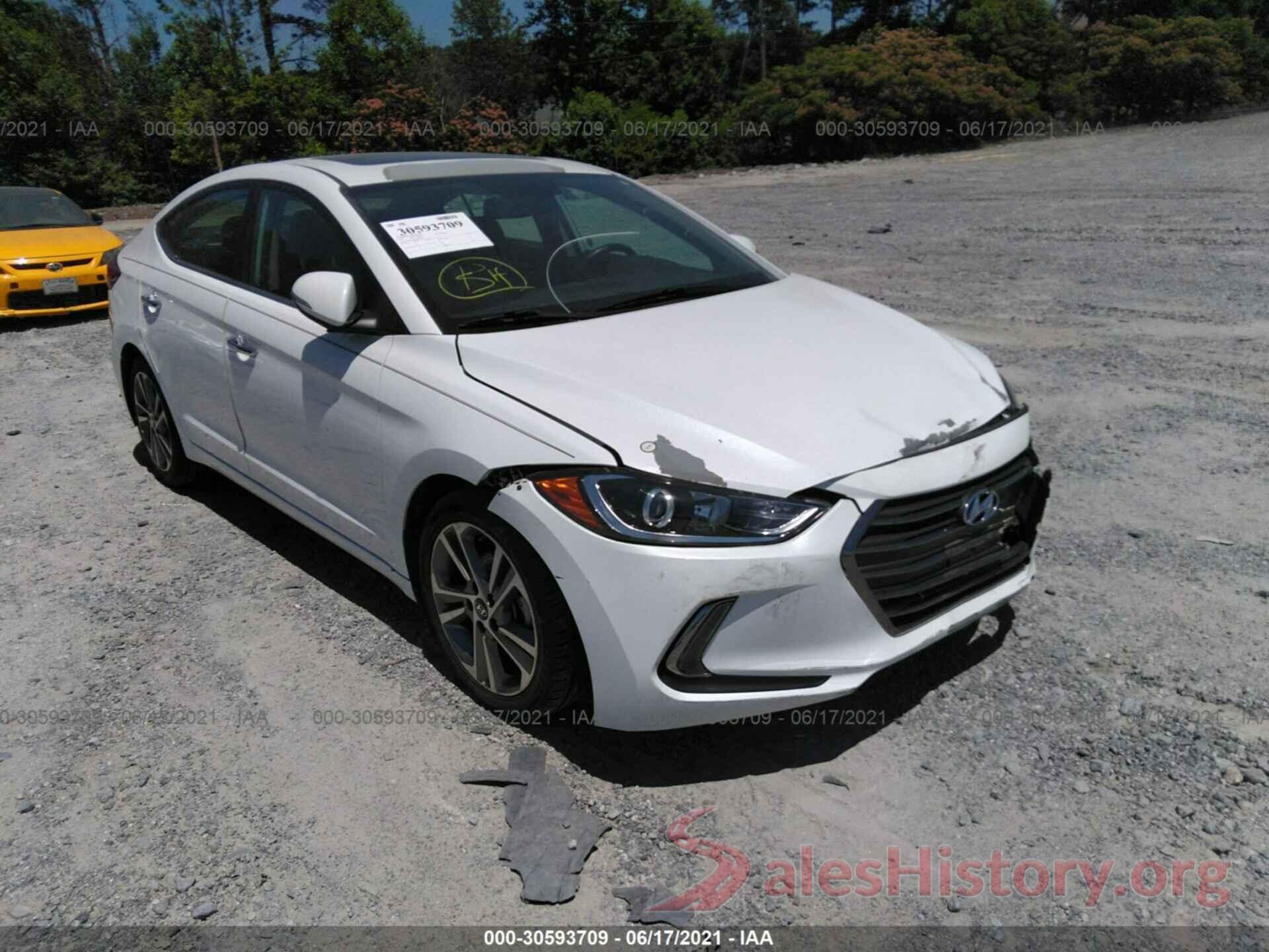 5NPD84LFXHH107461 2017 HYUNDAI ELANTRA