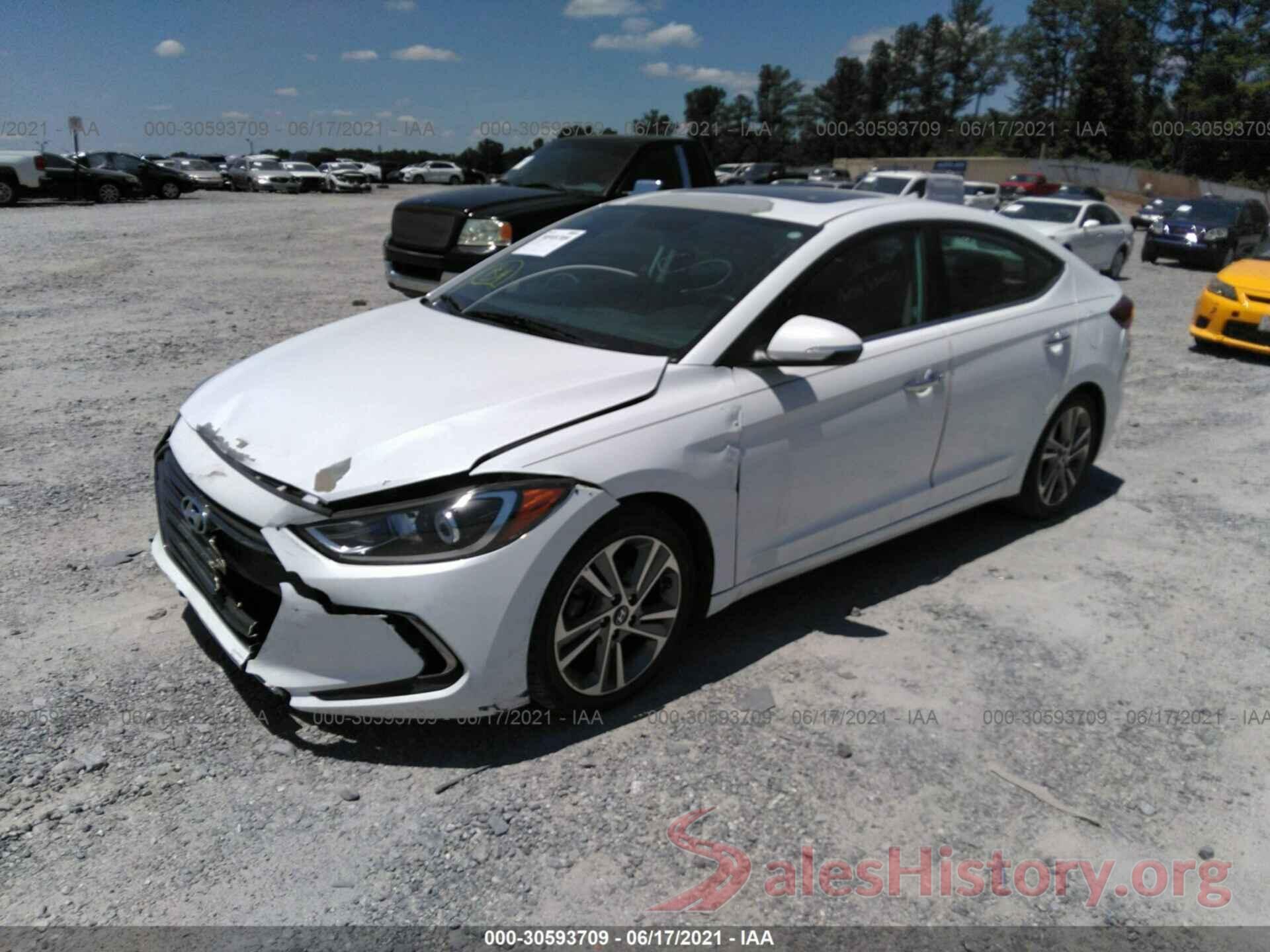 5NPD84LFXHH107461 2017 HYUNDAI ELANTRA