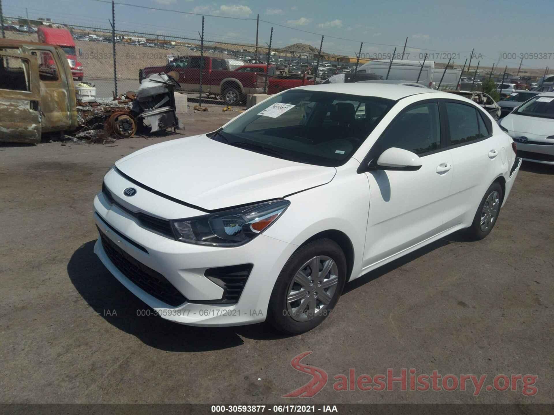 3KPA24AD6ME367411 2021 KIA RIO