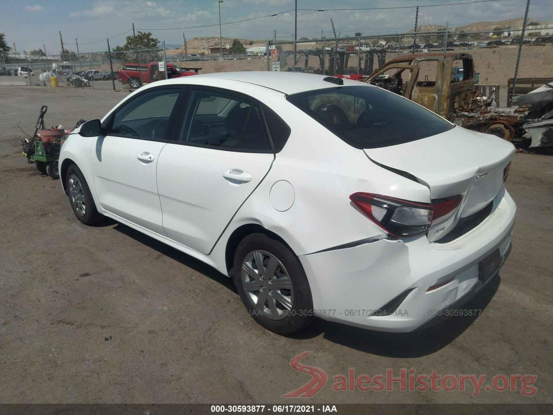 3KPA24AD6ME367411 2021 KIA RIO