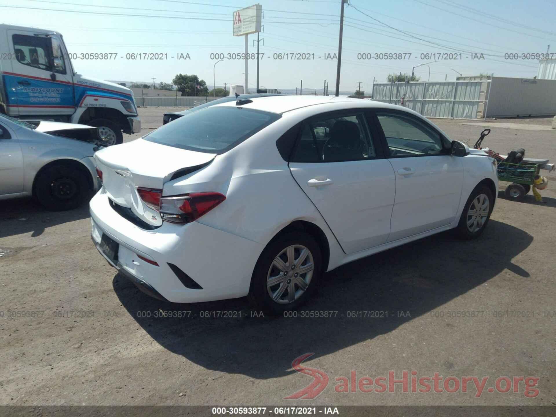 3KPA24AD6ME367411 2021 KIA RIO