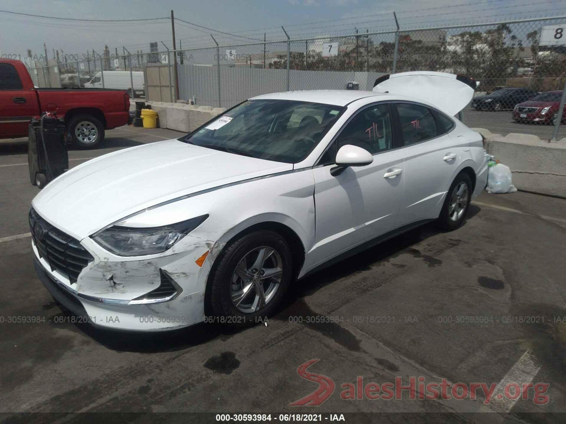 5NPEG4JAXMH105282 2021 HYUNDAI SONATA