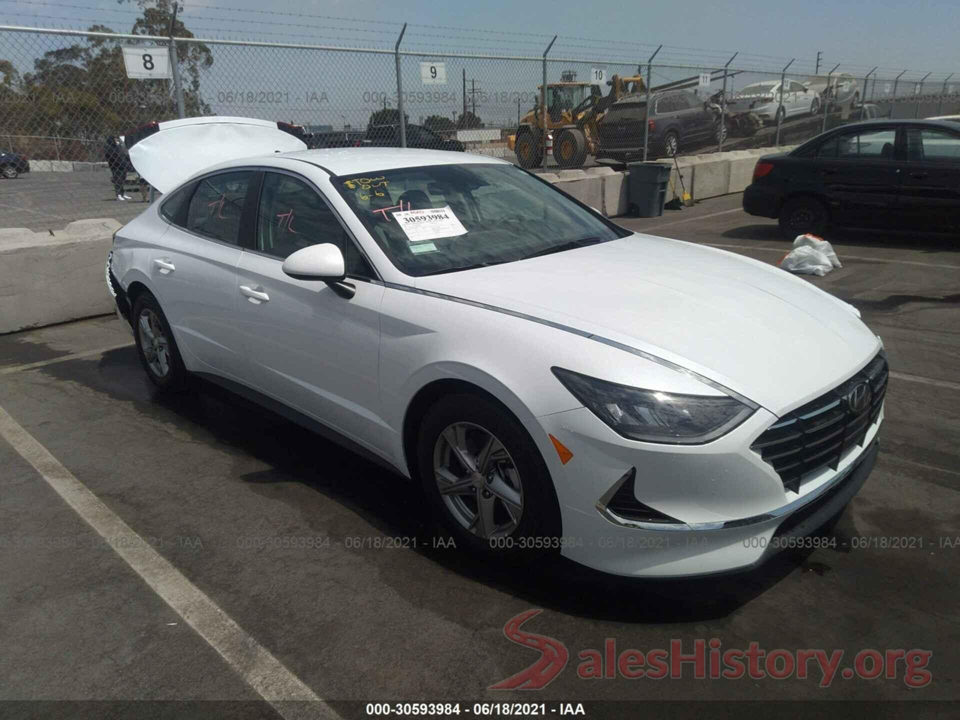 5NPEG4JAXMH105282 2021 HYUNDAI SONATA