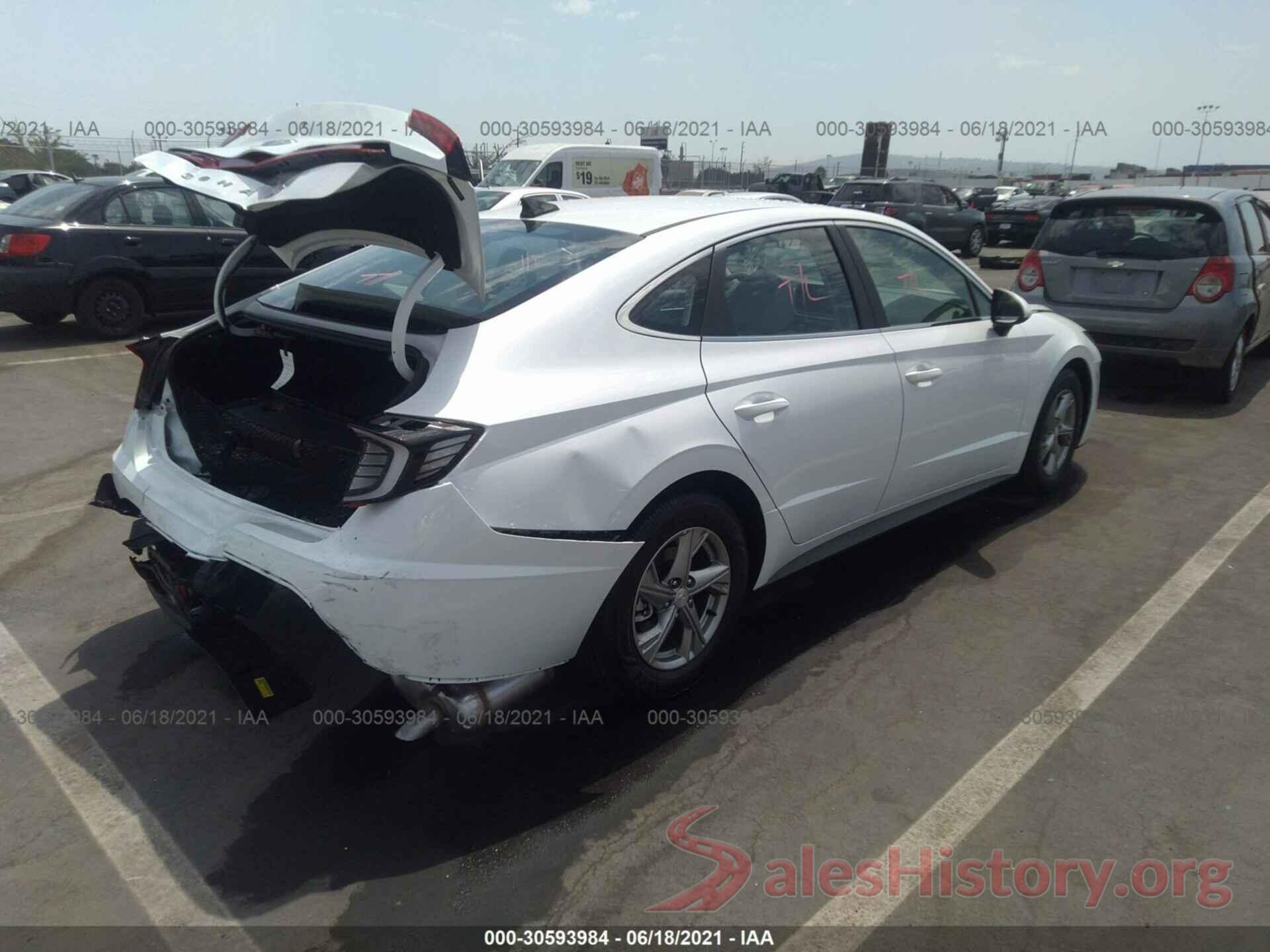 5NPEG4JAXMH105282 2021 HYUNDAI SONATA