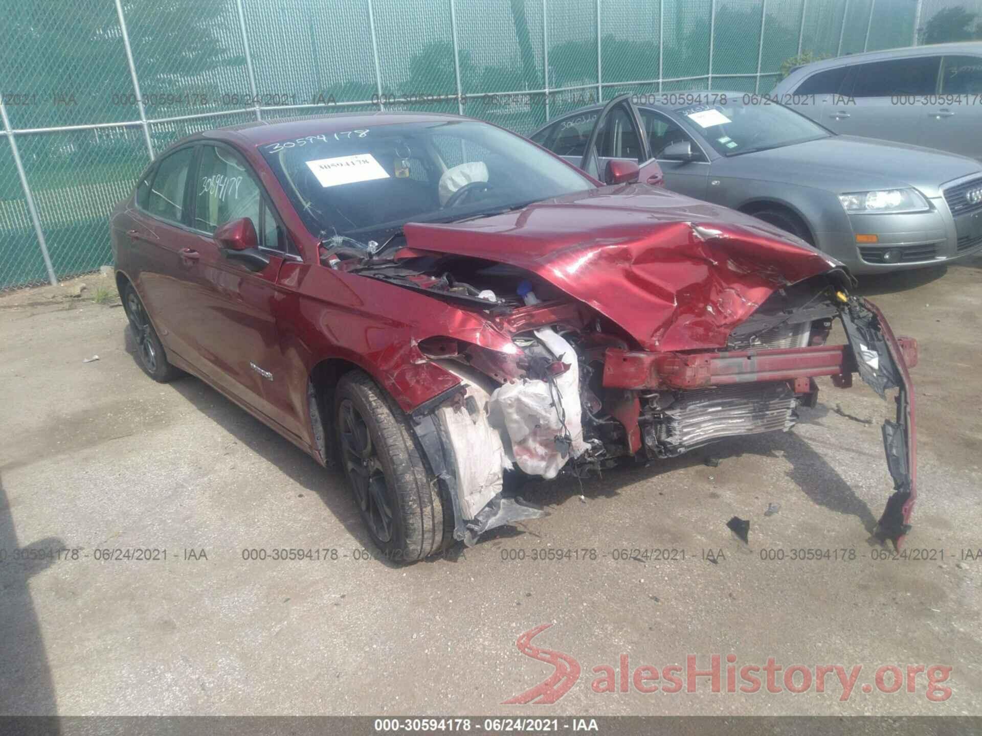 3FA6P0LU7JR120258 2018 FORD FUSION HYBRID