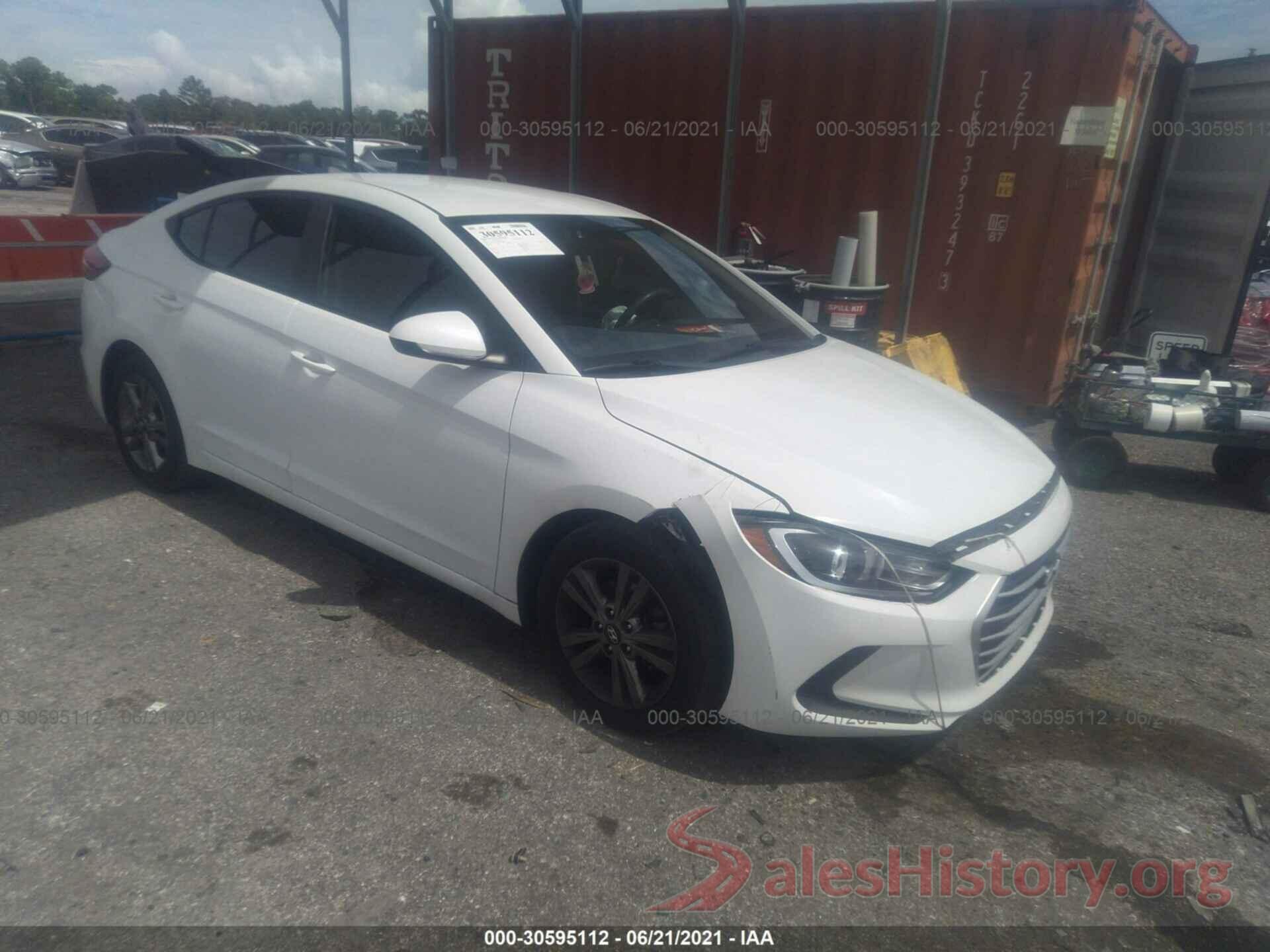 5NPD84LF6HH052507 2017 HYUNDAI ELANTRA