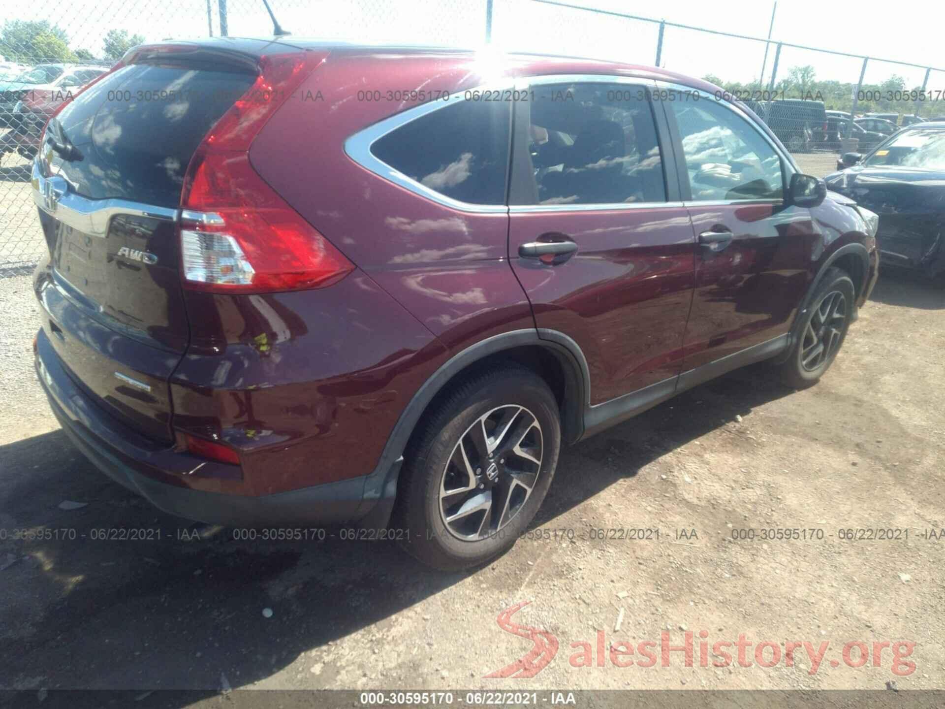 5J6RM4H43GL038920 2016 HONDA CR-V