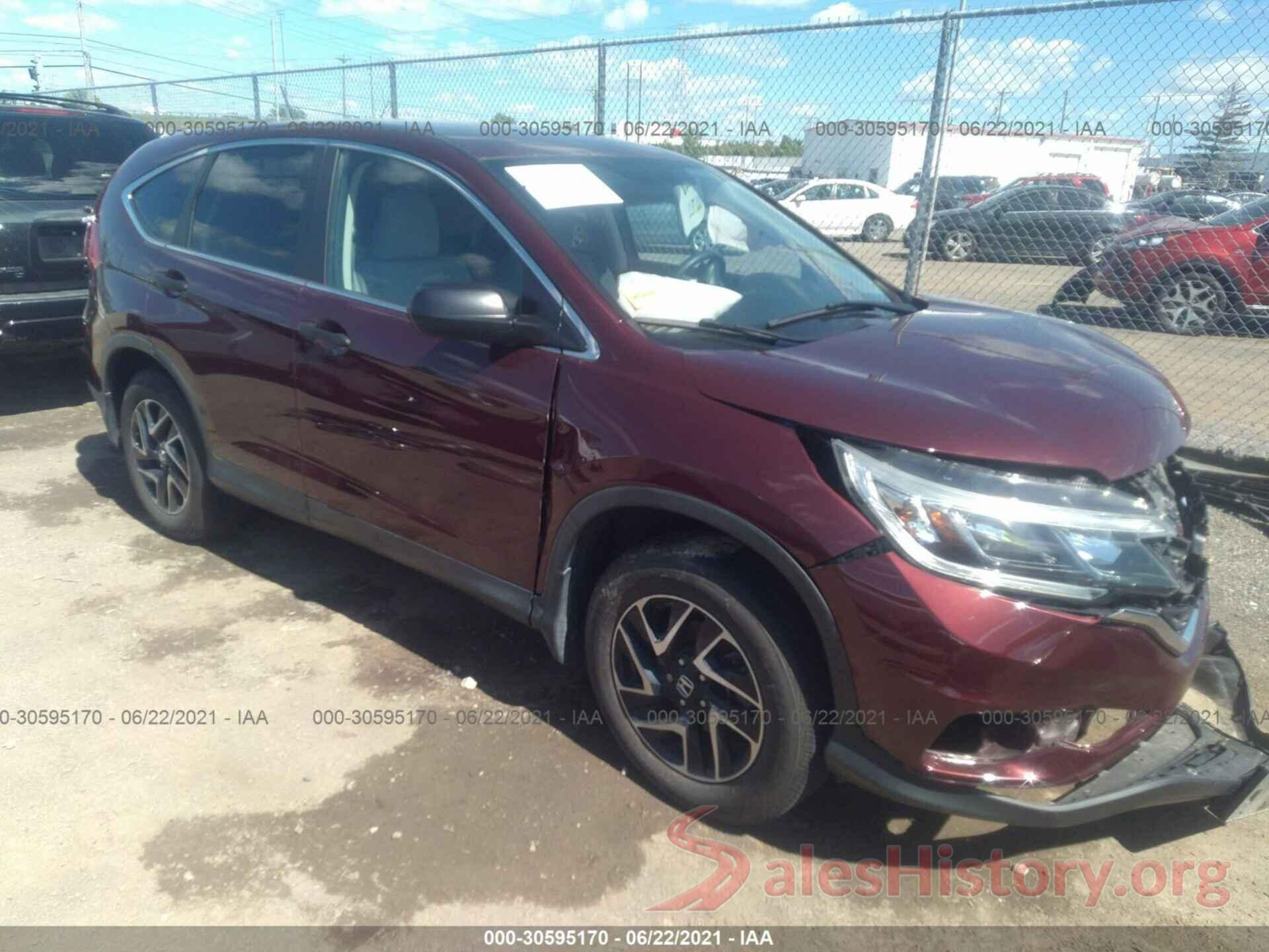 5J6RM4H43GL038920 2016 HONDA CR-V