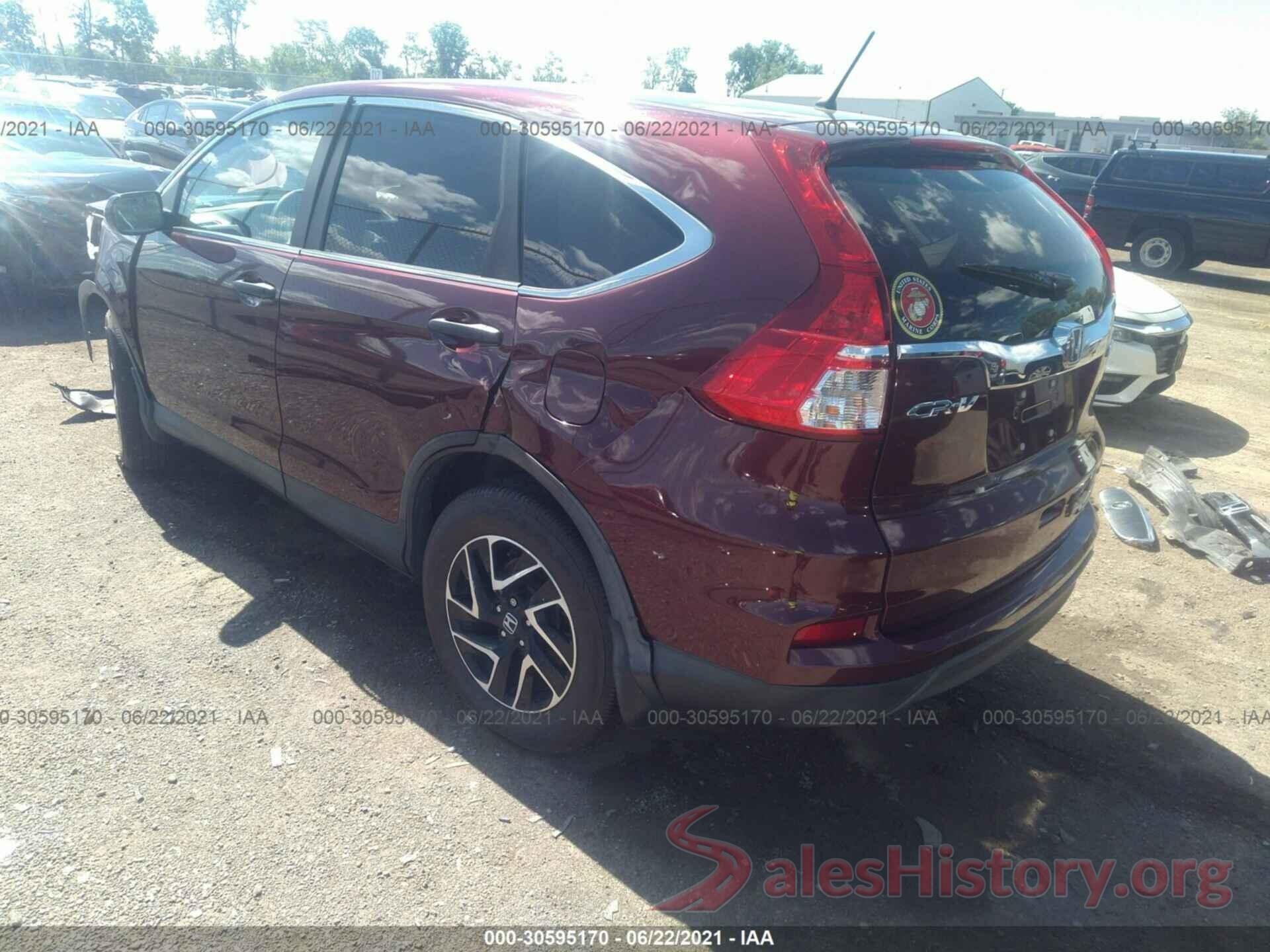 5J6RM4H43GL038920 2016 HONDA CR-V