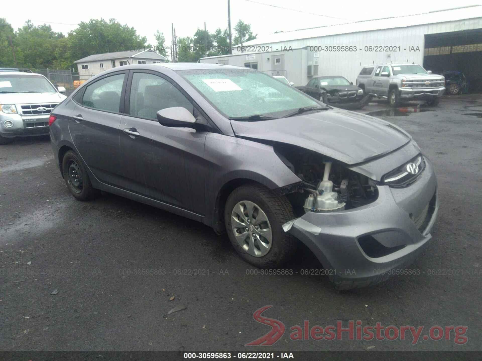 KMHCT4AEXGU995813 2016 HYUNDAI ACCENT