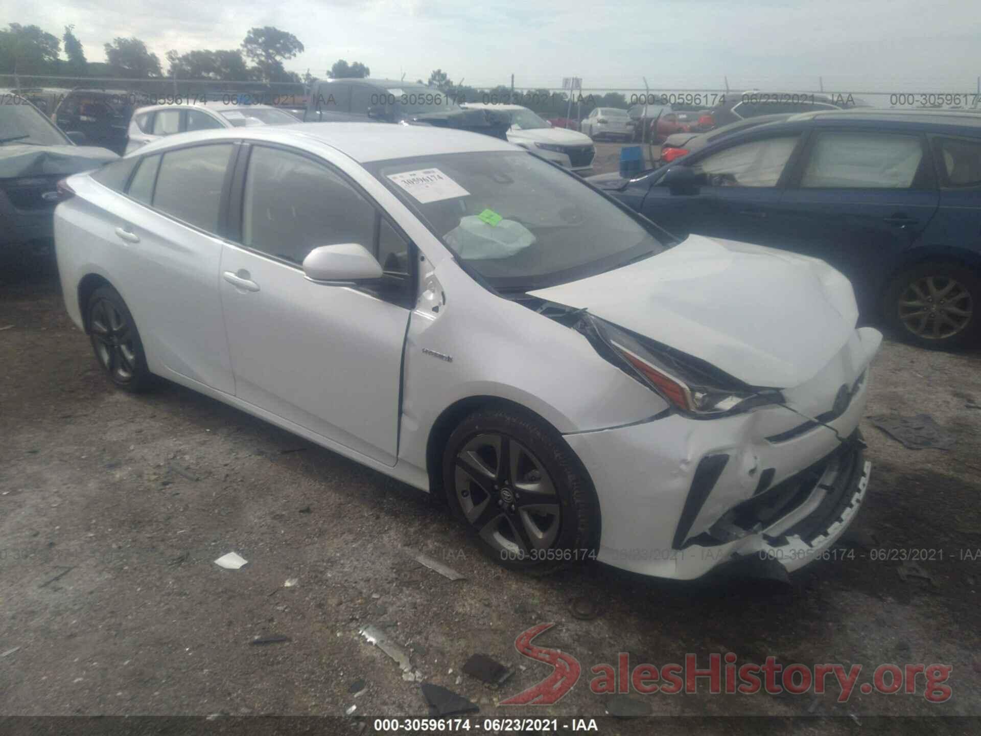 JTDKAMFU6M3133230 2021 TOYOTA PRIUS