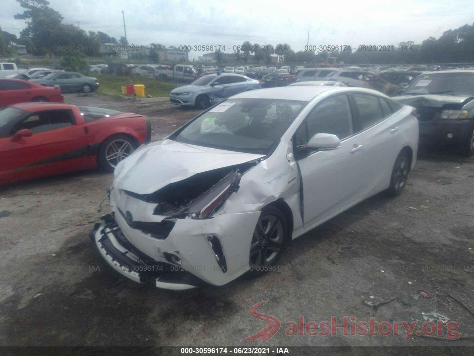 JTDKAMFU6M3133230 2021 TOYOTA PRIUS