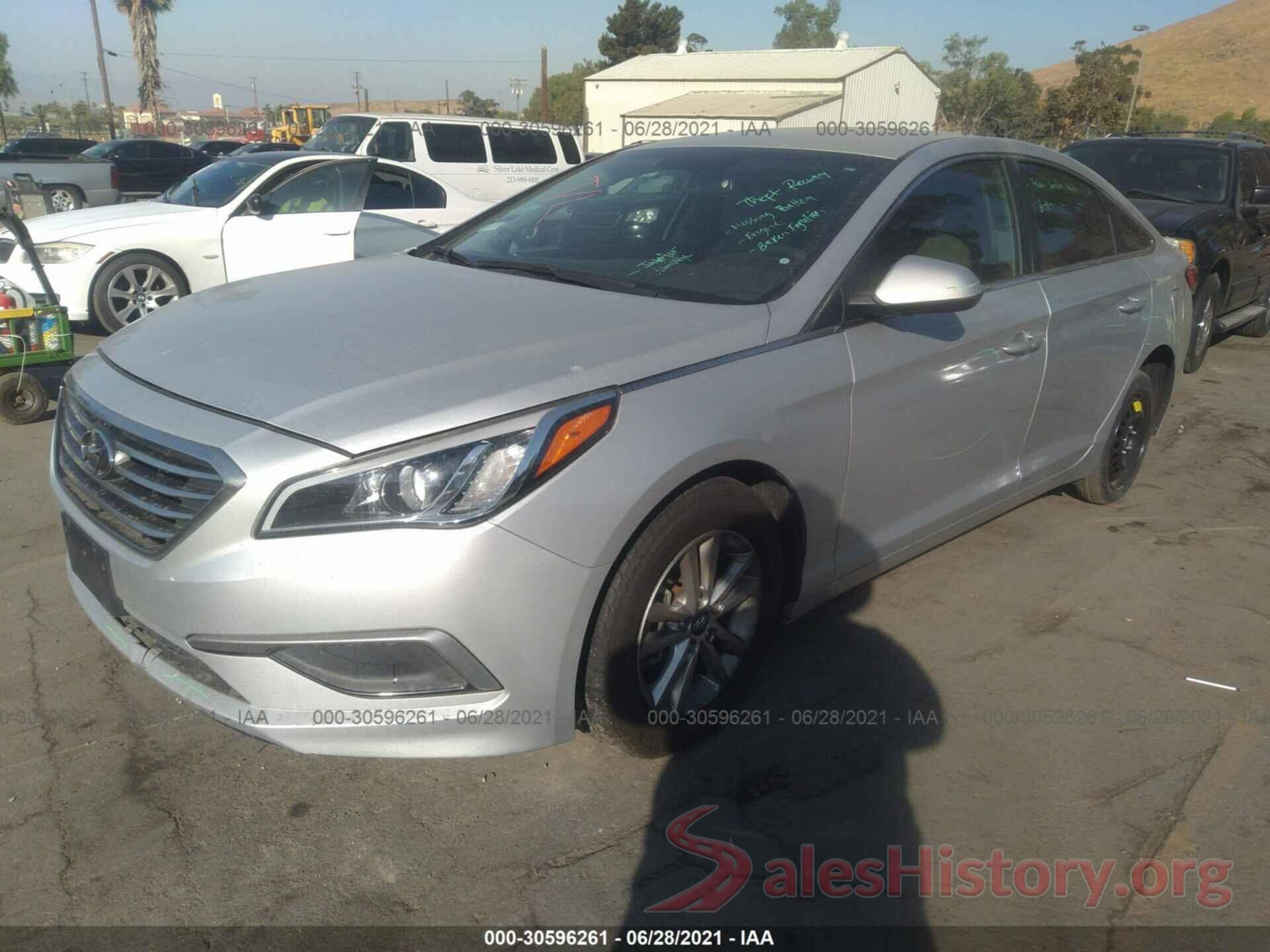 5NPE24AF7GH340933 2016 HYUNDAI SONATA