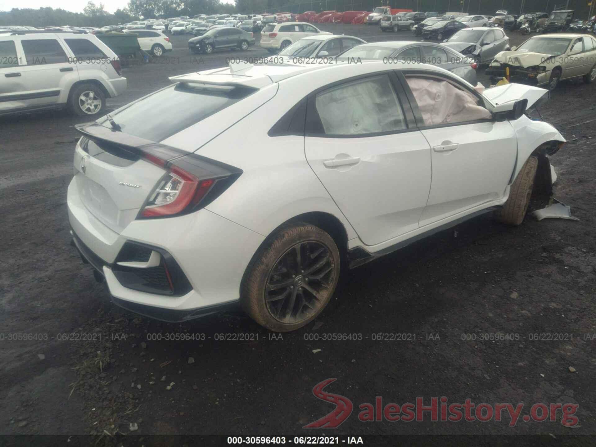 SHHFK7H43MU400533 2021 HONDA CIVIC HATCHBACK