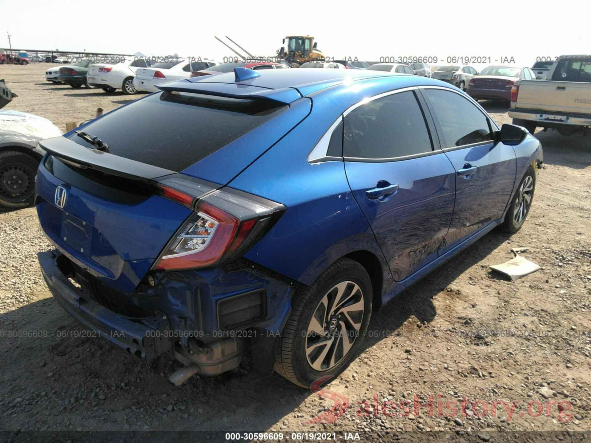 SHHFK7H26JU231375 2018 HONDA CIVIC HATCHBACK