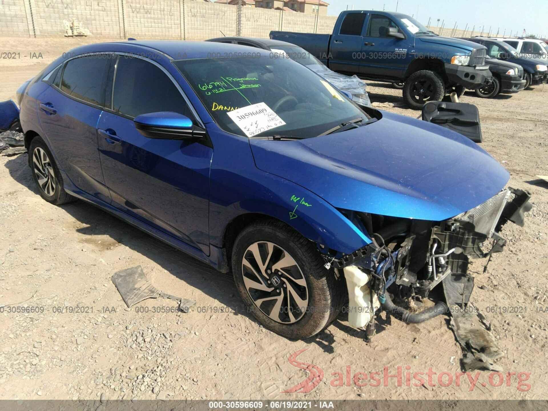 SHHFK7H26JU231375 2018 HONDA CIVIC HATCHBACK