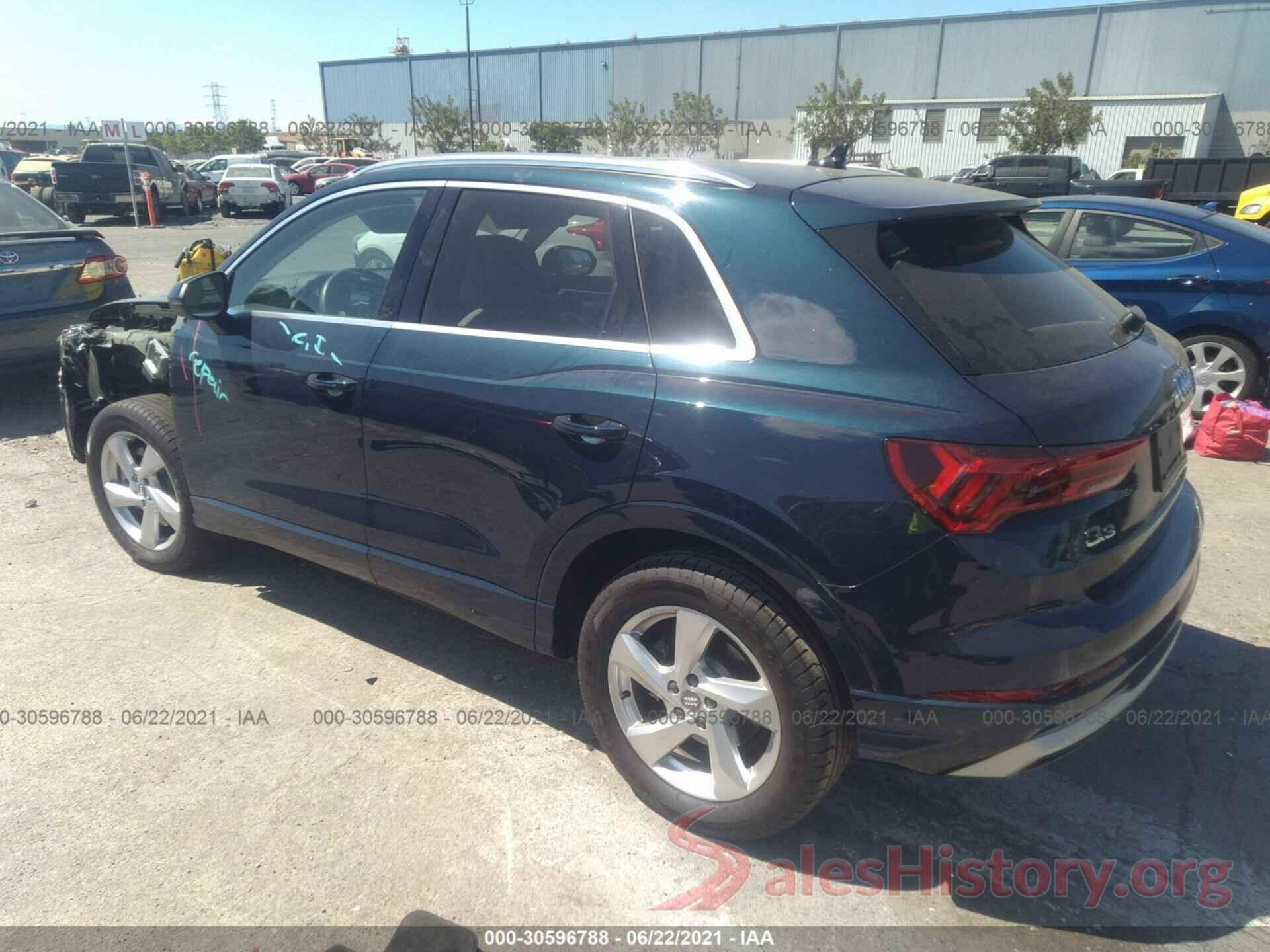 WA1BECF37L1113787 2020 AUDI Q3