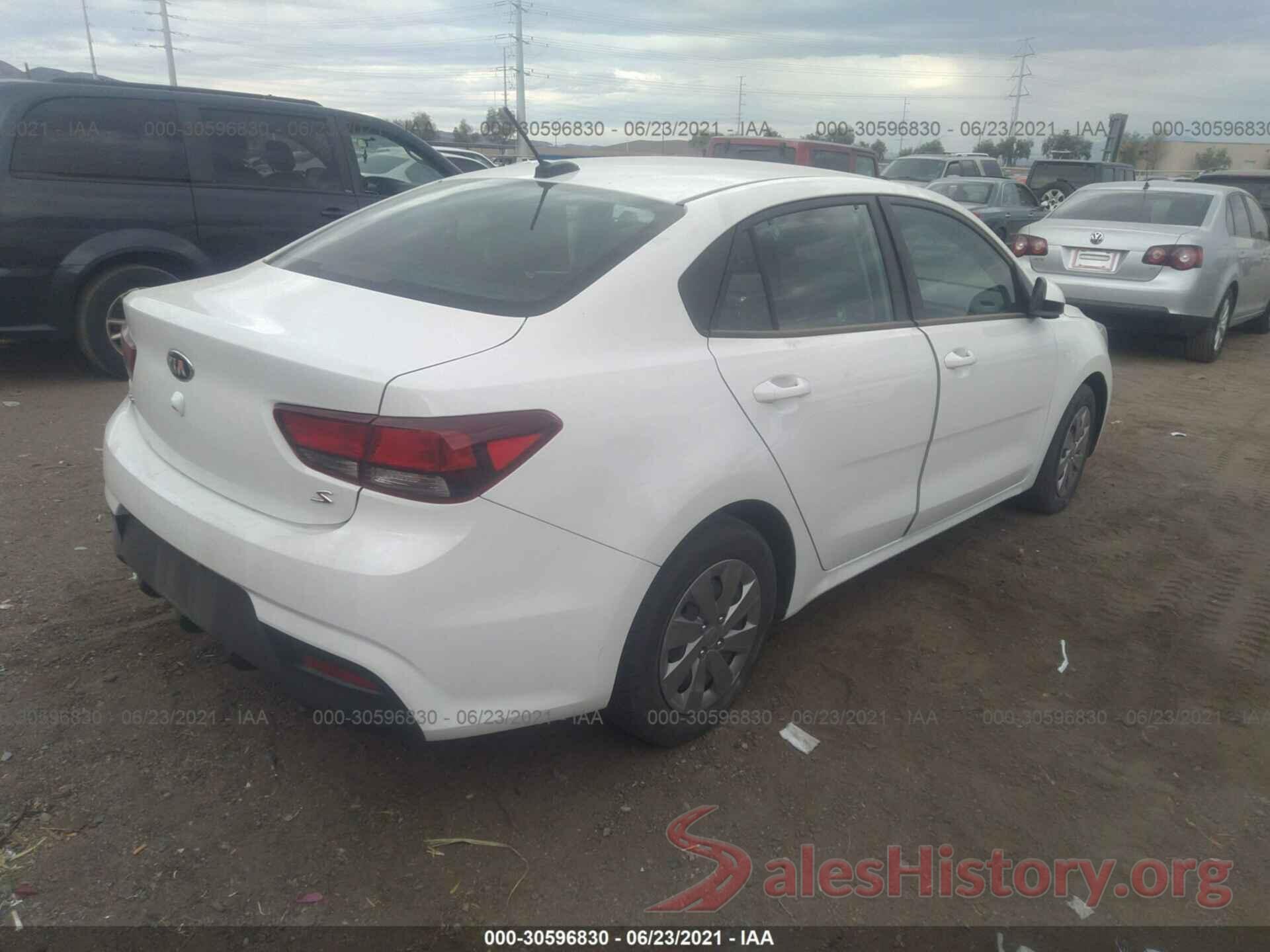 3KPA24AB5KE166854 2019 KIA RIO