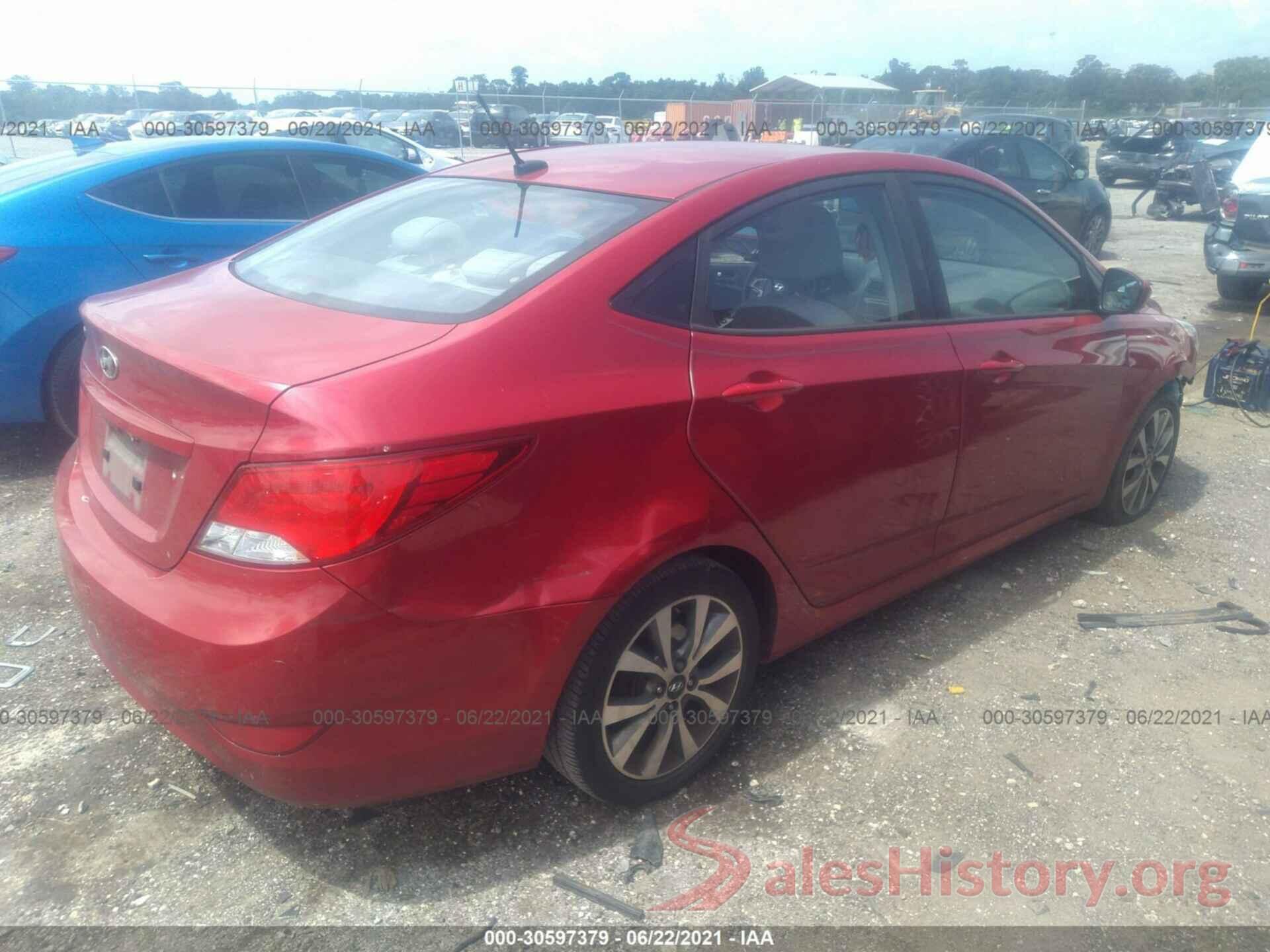 KMHCT4AE7HU326786 2017 HYUNDAI ACCENT