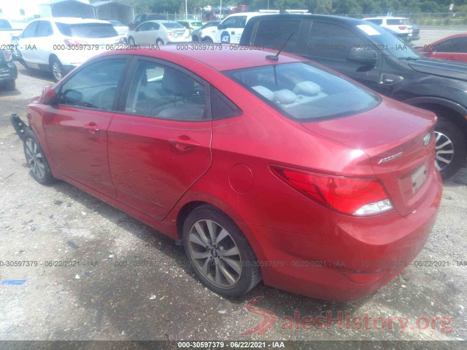 KMHCT4AE7HU326786 2017 HYUNDAI ACCENT