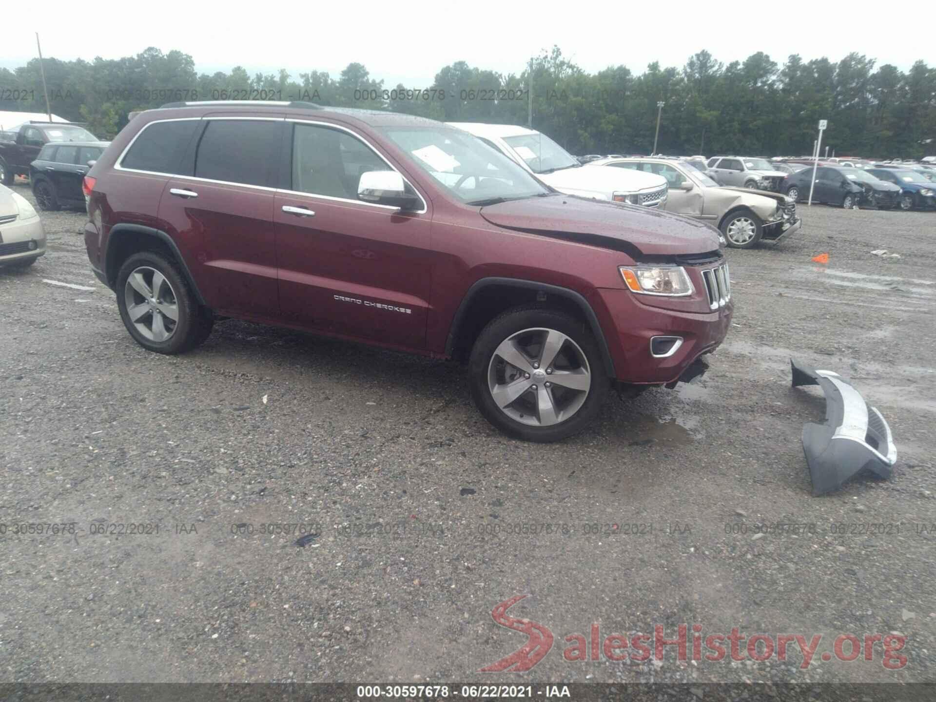 1C4RJFBGXGC404675 2016 JEEP GRAND CHEROKEE